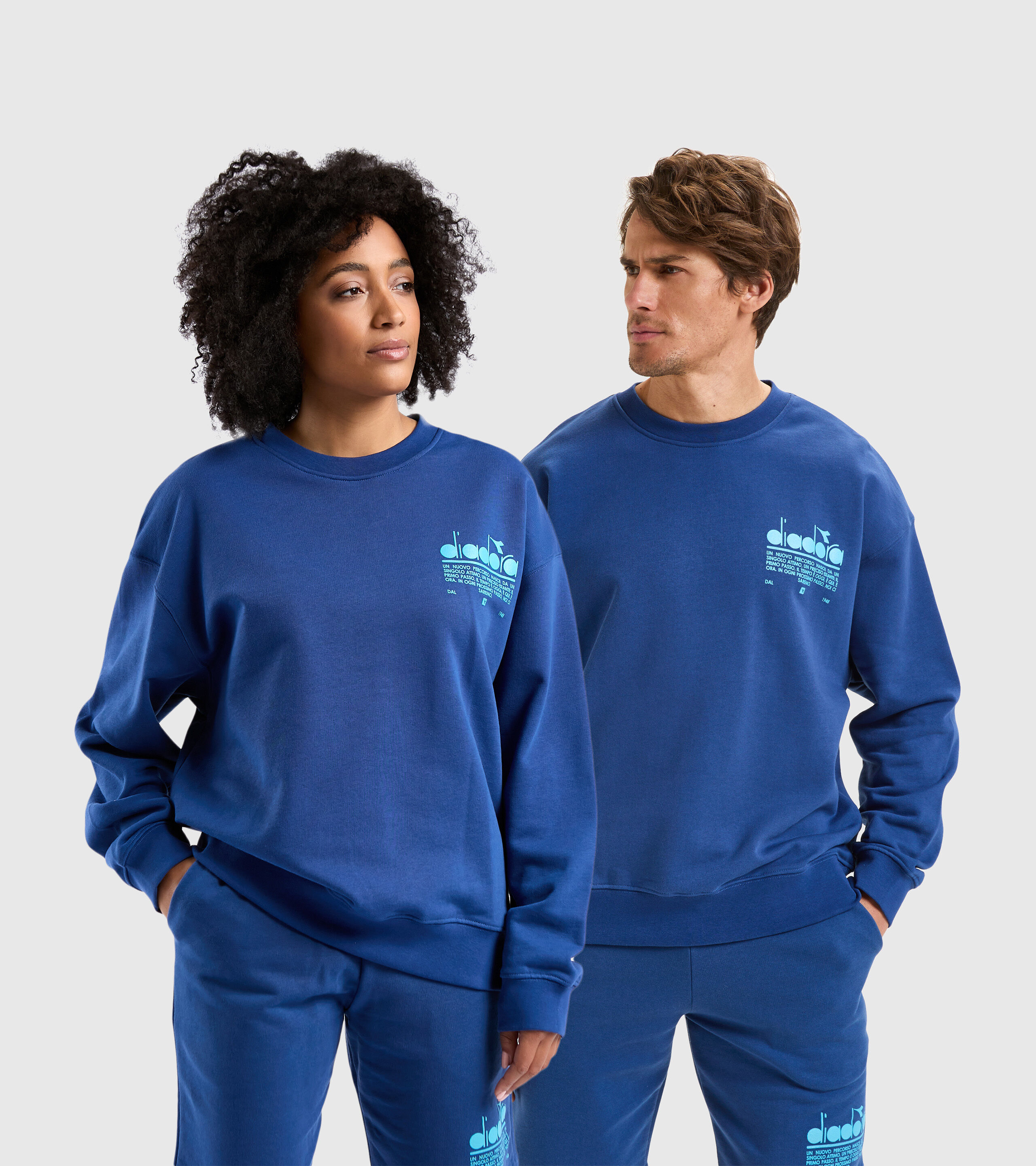 Diadora Vellón Crewneck Sweat CHROMIA para Hombre