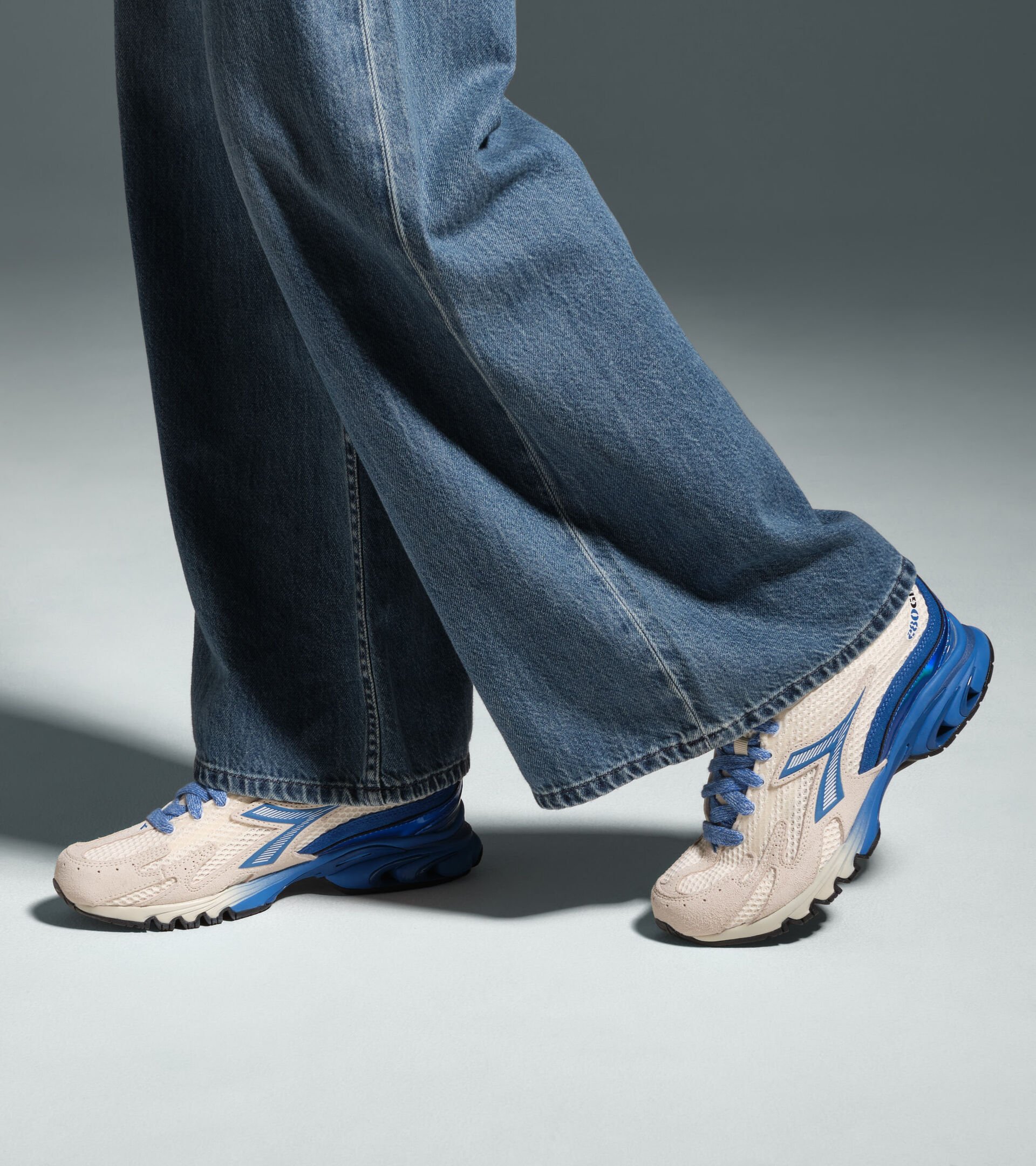 Zapatillas deportivas de estilo a&ntilde;os 2000 - Para todos los g&eacute;neros MYTHOS PROPULSION 280 SHADE PAPYRUS/SNORKEL BLUE - Diadora