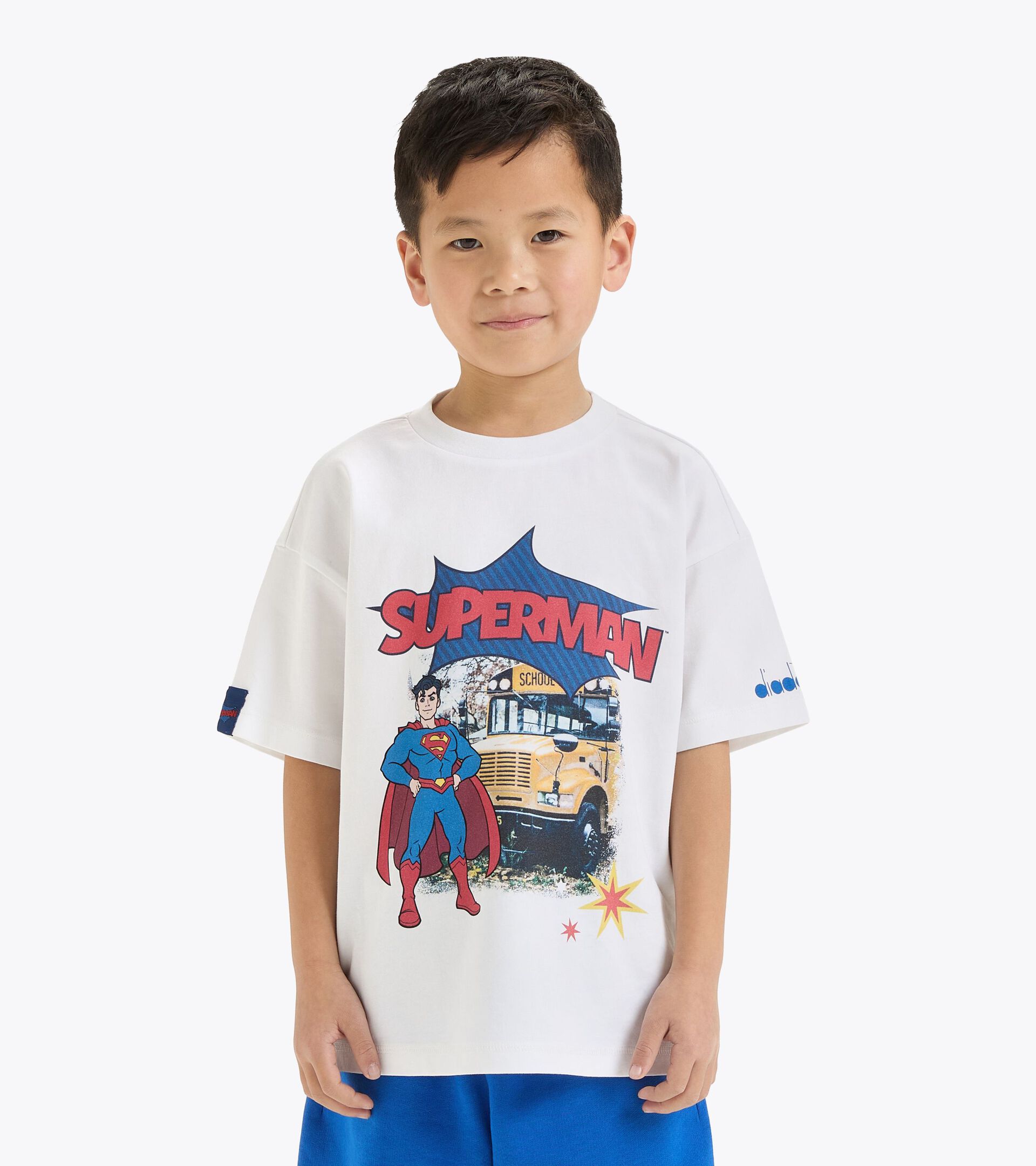 Camiseta superhéroes - Niños y niñas  JU.T-SHIRT SS SUPERHEROES 20002/60044 - Diadora