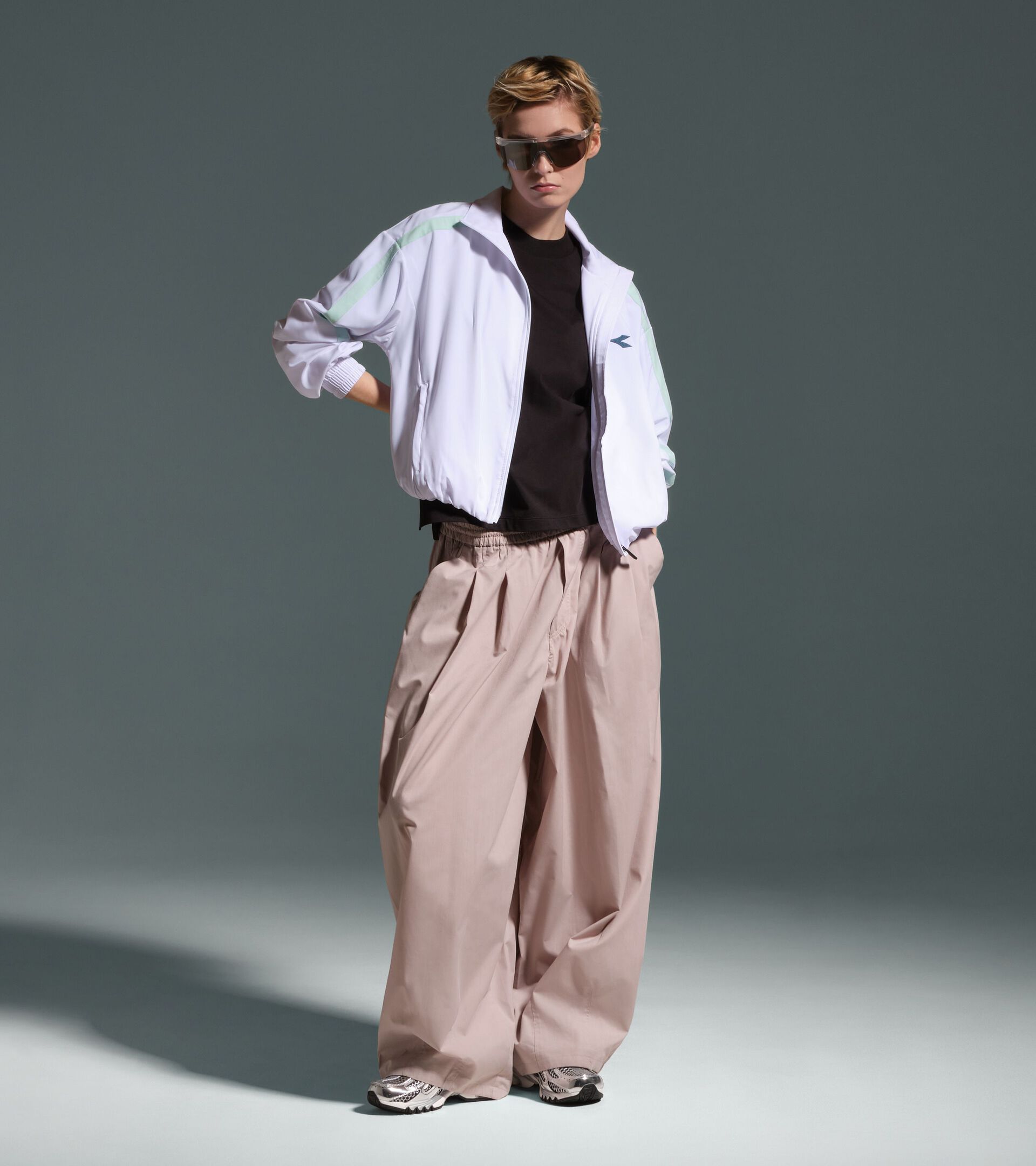 Tennis Track Jacket - Competition - Women&rsquo;s L. TRACK JACKET MATCH OPTICAL WHITE - Diadora