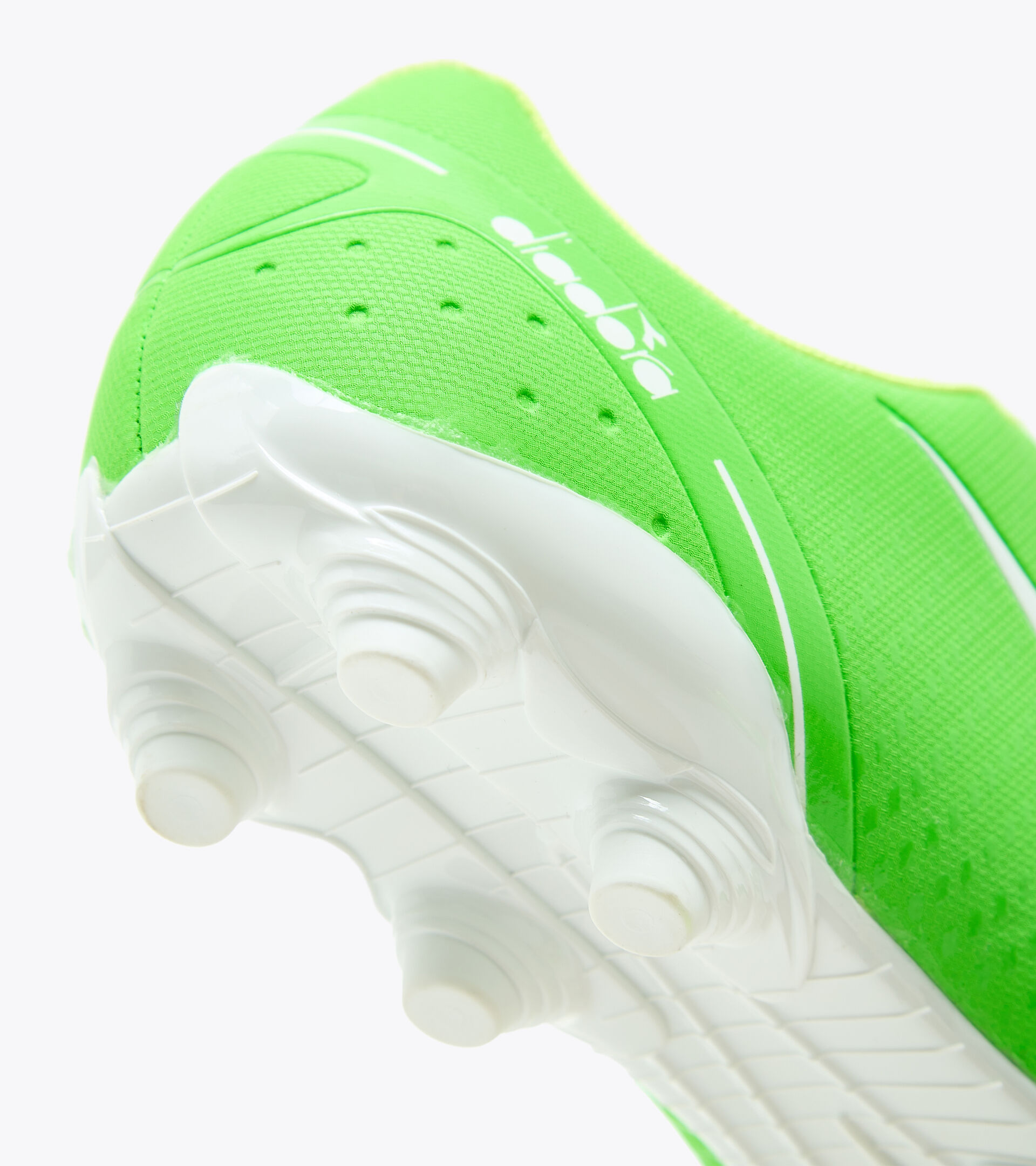 Botas de fútbol para superficies compactas - Hombre PICHICHI 5 MG14 VERDE FLUO/BLCO/AMARILLO FL DD - Diadora