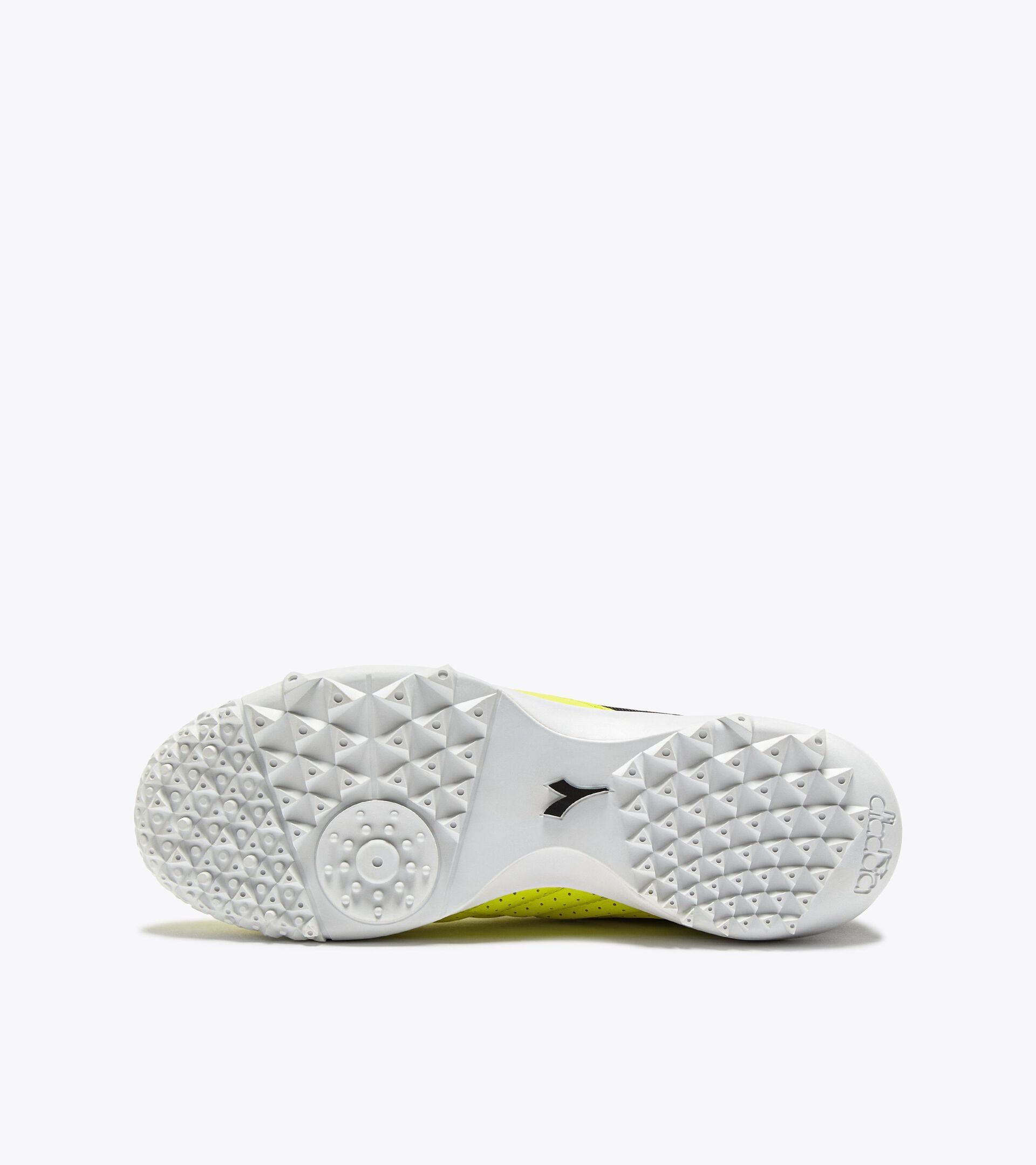 Chaussures de futsal - Semelle spécifique pour les terrains synthétiques - Homme BRASIL ICON SALA TF JAUNE FLUO DD/NOIR - Diadora