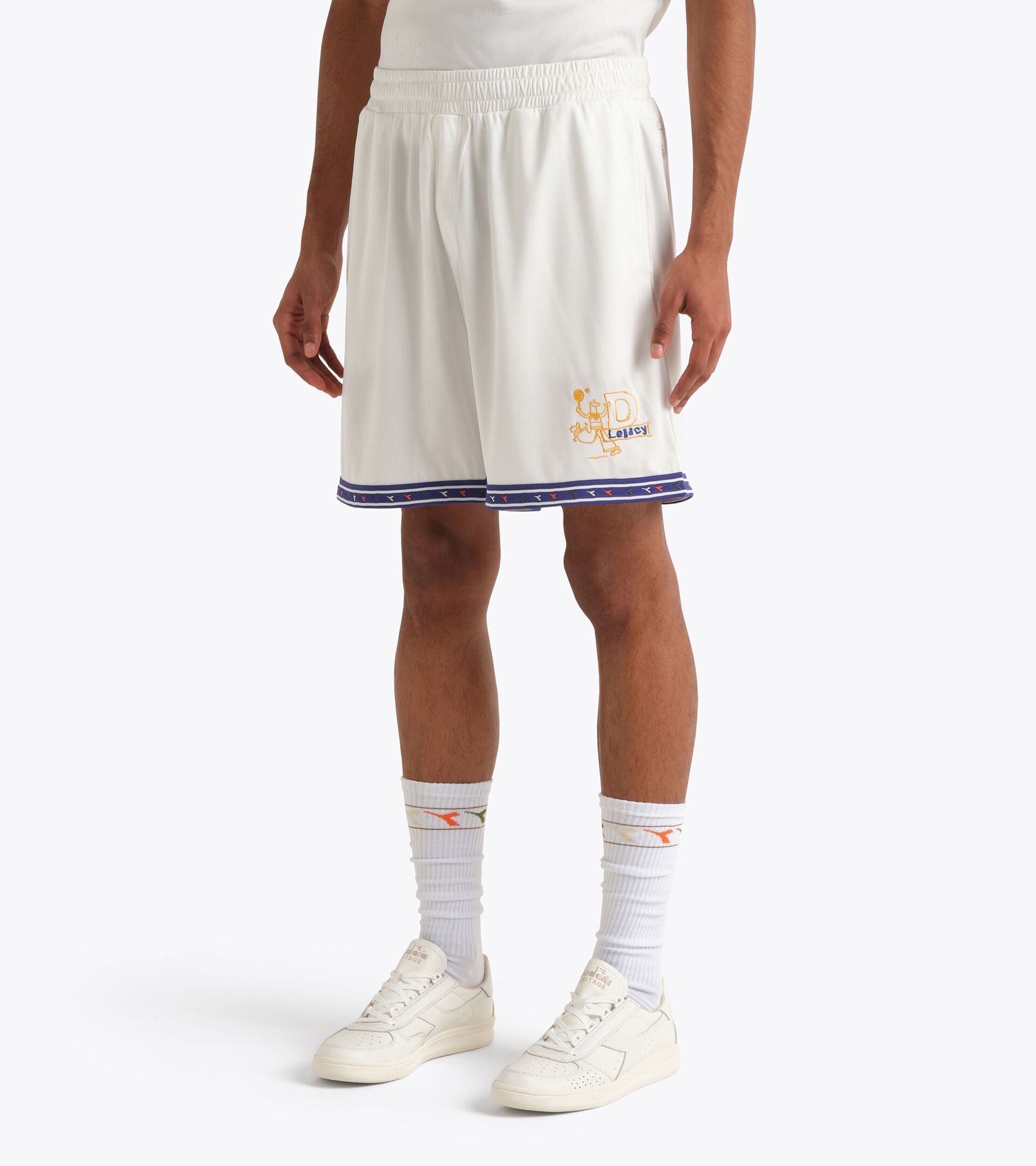 Legacy Soccer Shorts - All-gender
 SOCCER SHORT LEGACY OPTICAL WHITE - Diadora