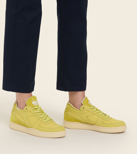 MI BASKET ROW CUT SOFTECH, VERT POMME Chaussures Heritage - Unisexe MI BASKET ROW CUT SOFTECH VERT POMME - Diadora