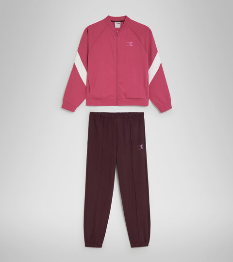 L.TRACKSUIT FZ CORE, ROSA IBIS Sportlicher Trainingsanzug aus Baumwolle - Damen L.TRACKSUIT FZ CORE ROSA IBIS - Diadora