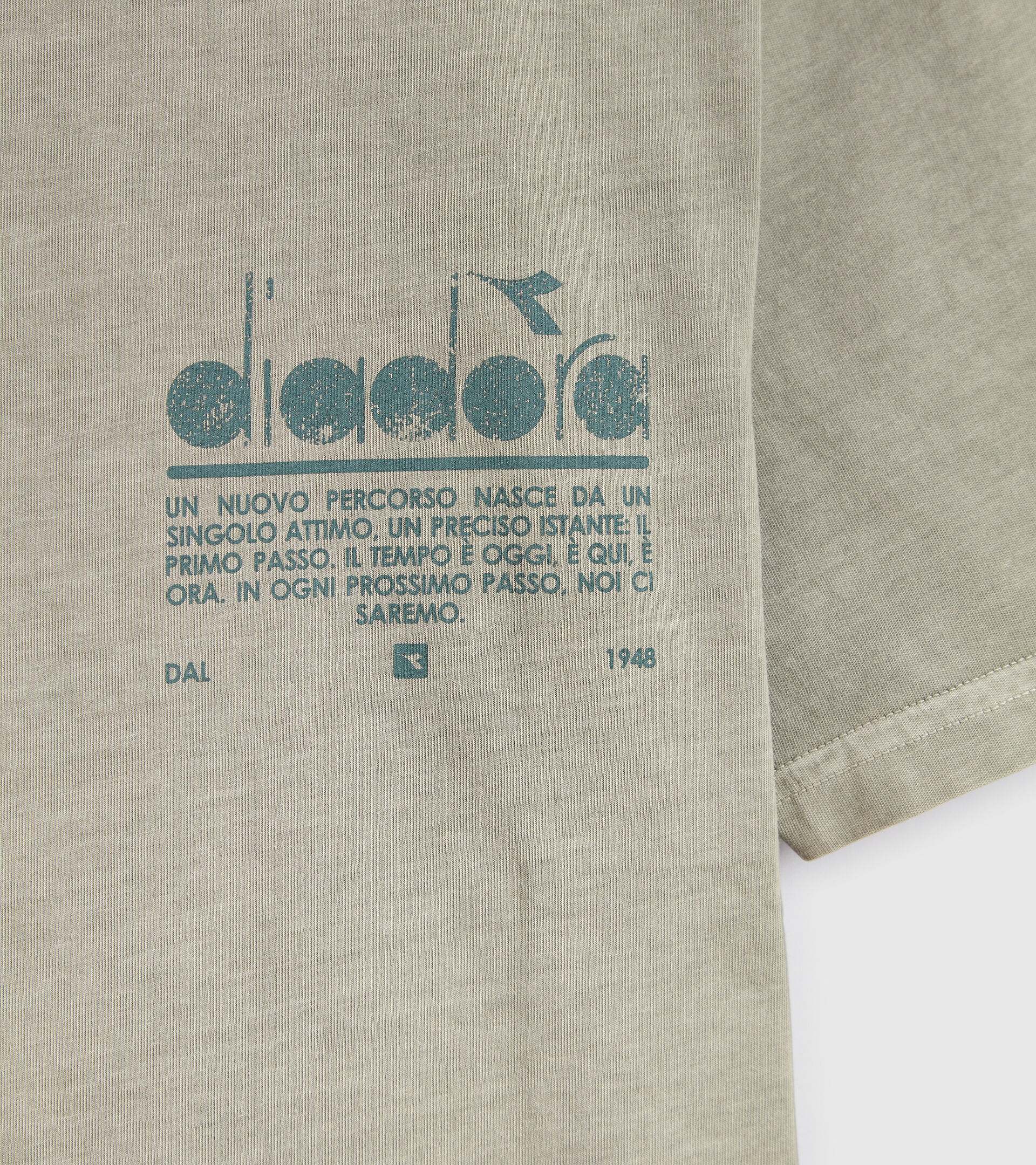 Organic cotton T-shirt - Unisex T-SHIRT SS MANIFESTO PALETTE SHADOW - Diadora