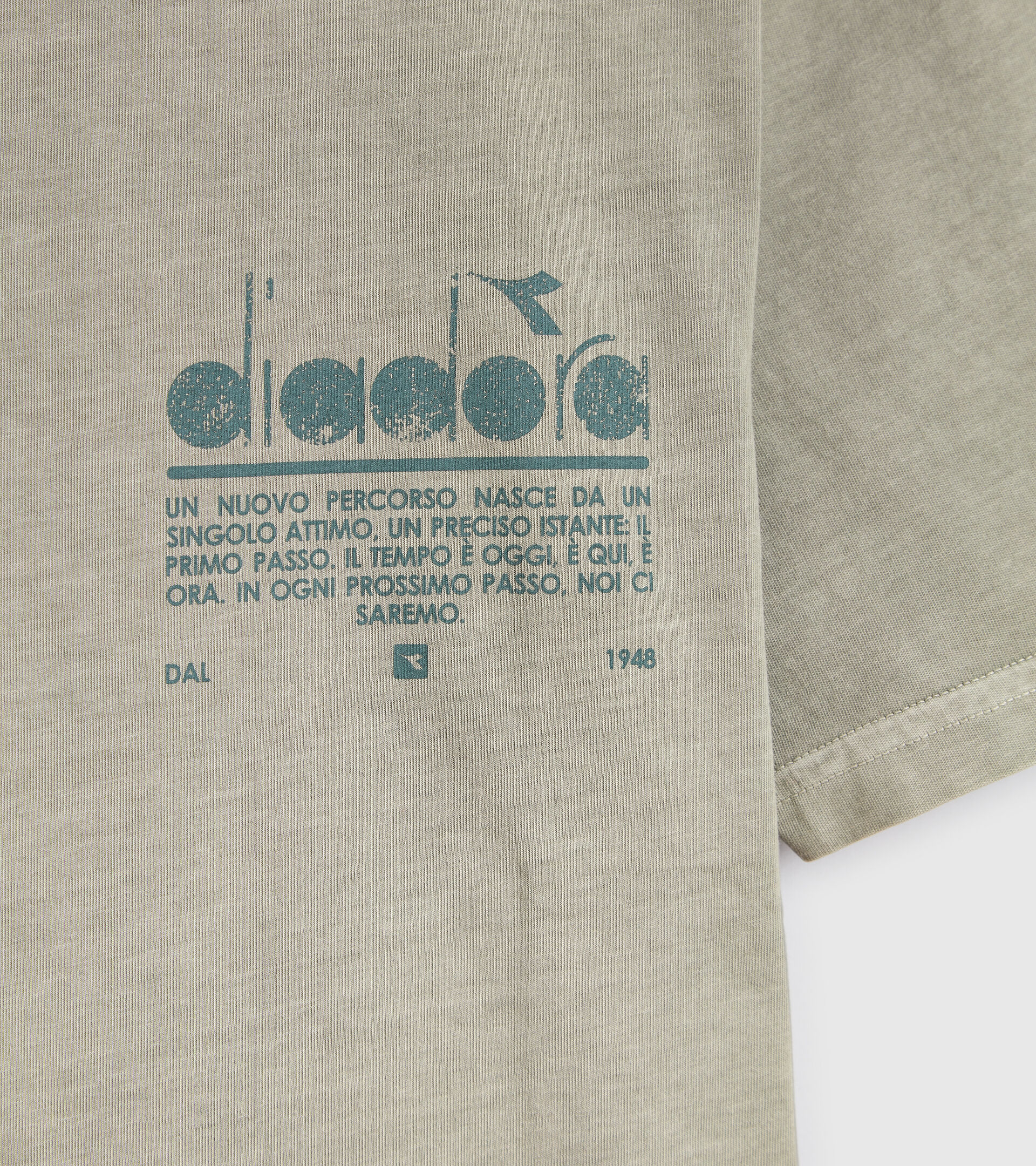 T-shirt en coton biologique - Unisexe T-SHIRT SS MANIFESTO PALETTE SHADOW - Diadora