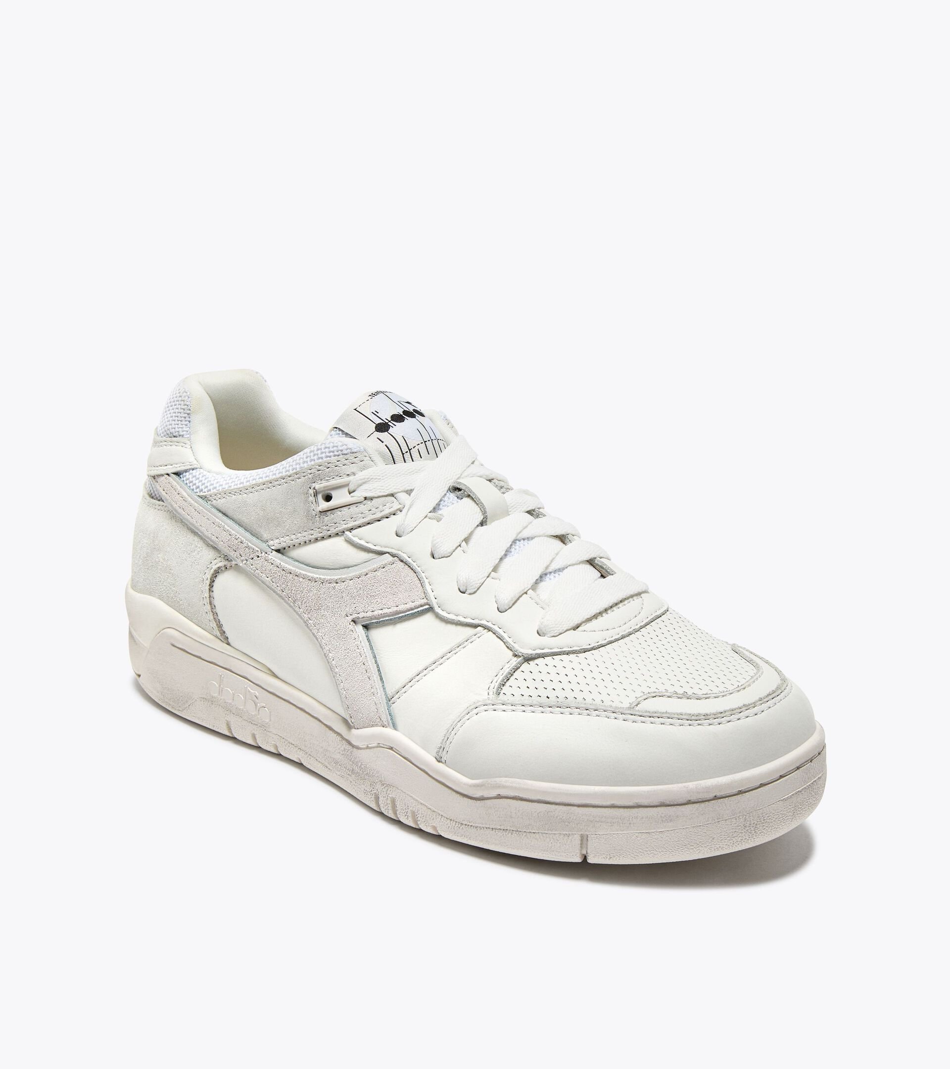 Sneaker Heritage aus Leder - Für alle Geschlechter B.560 USED MARSHMALLOW WEISS - Diadora