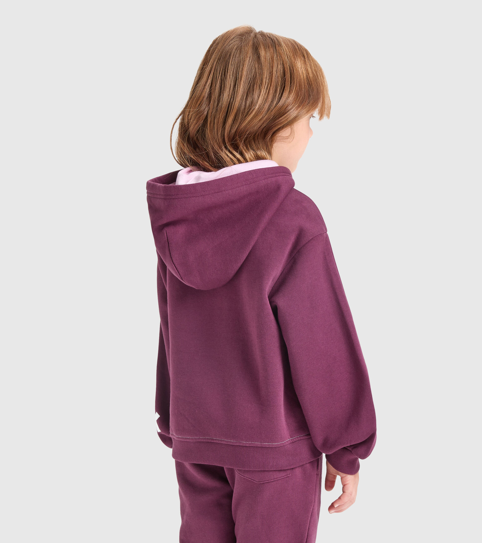 Hoodie - Mädchen JG.HOODIE SWEAT GLEE VERNICHTET VIOLETT - Diadora