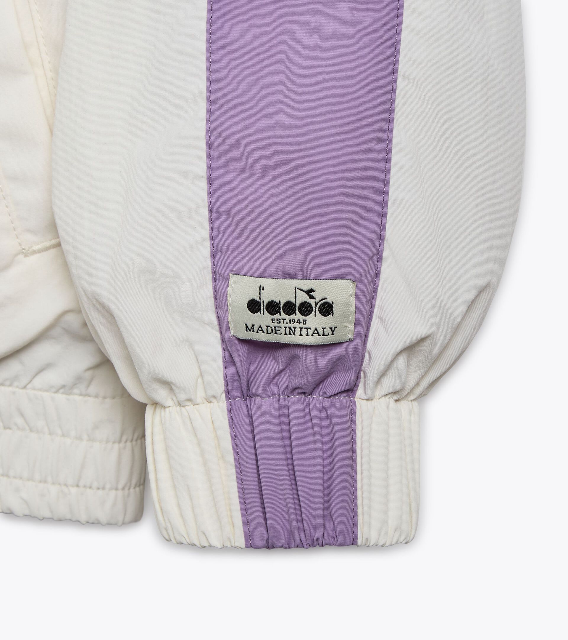 Track Jacket - Made in Italy - All-Gender TRACK JACKET MILL CITY WHISPER WHITE - Diadora