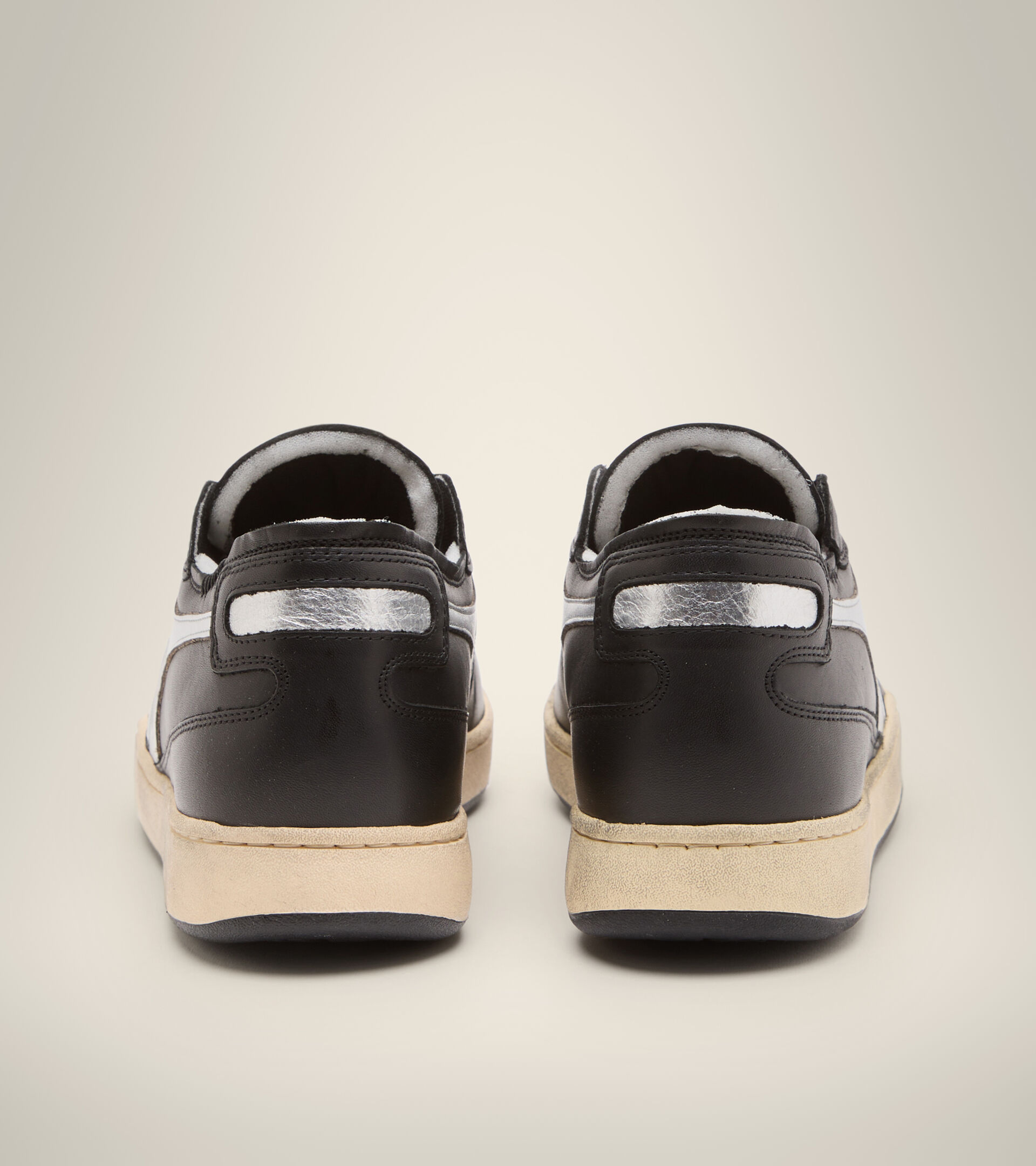 Footwear Heritage UNISEX MI BASKET ROW CUT NEW MOON NERO Diadora