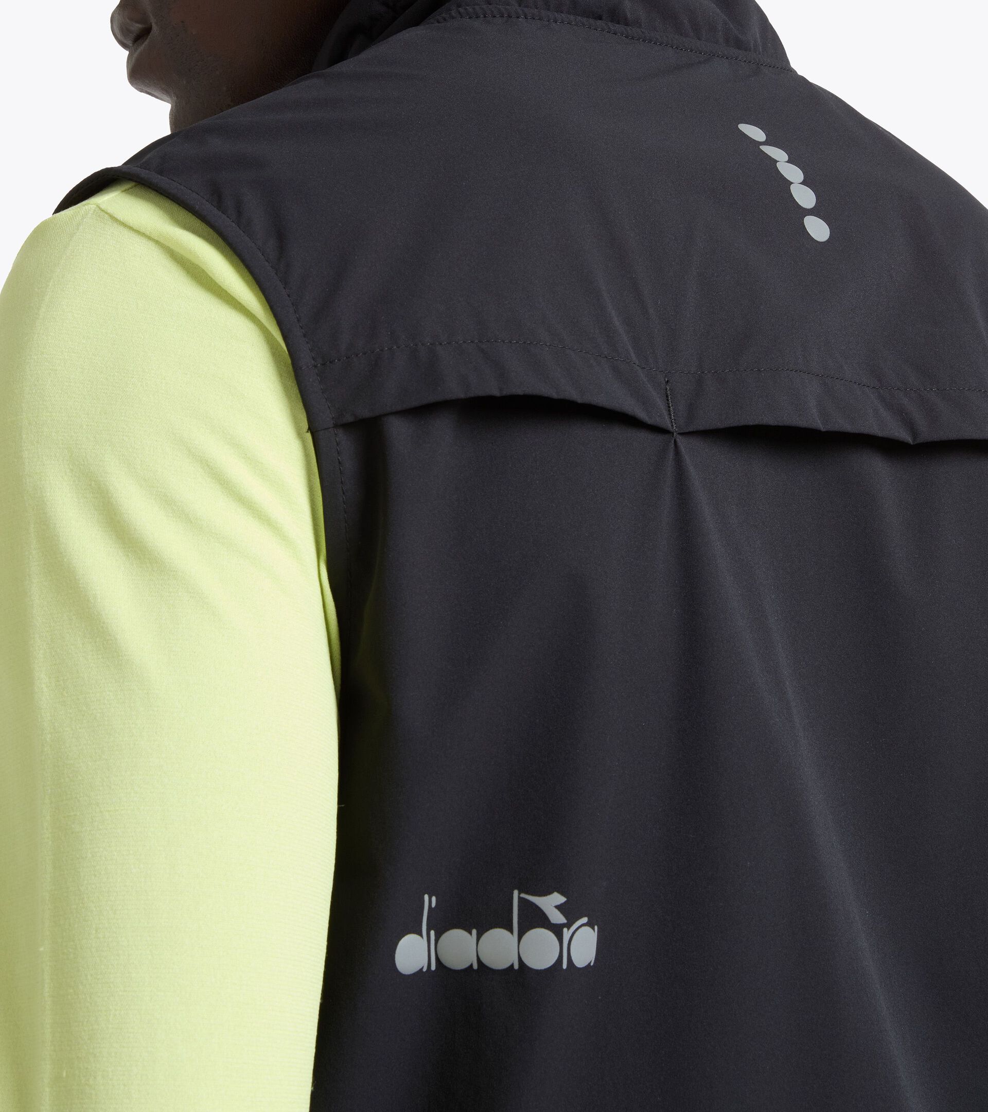 Chaleco de running acolchado - Running Winter Protection - Mujer PADDED VEST WINTER NEGRO - Diadora