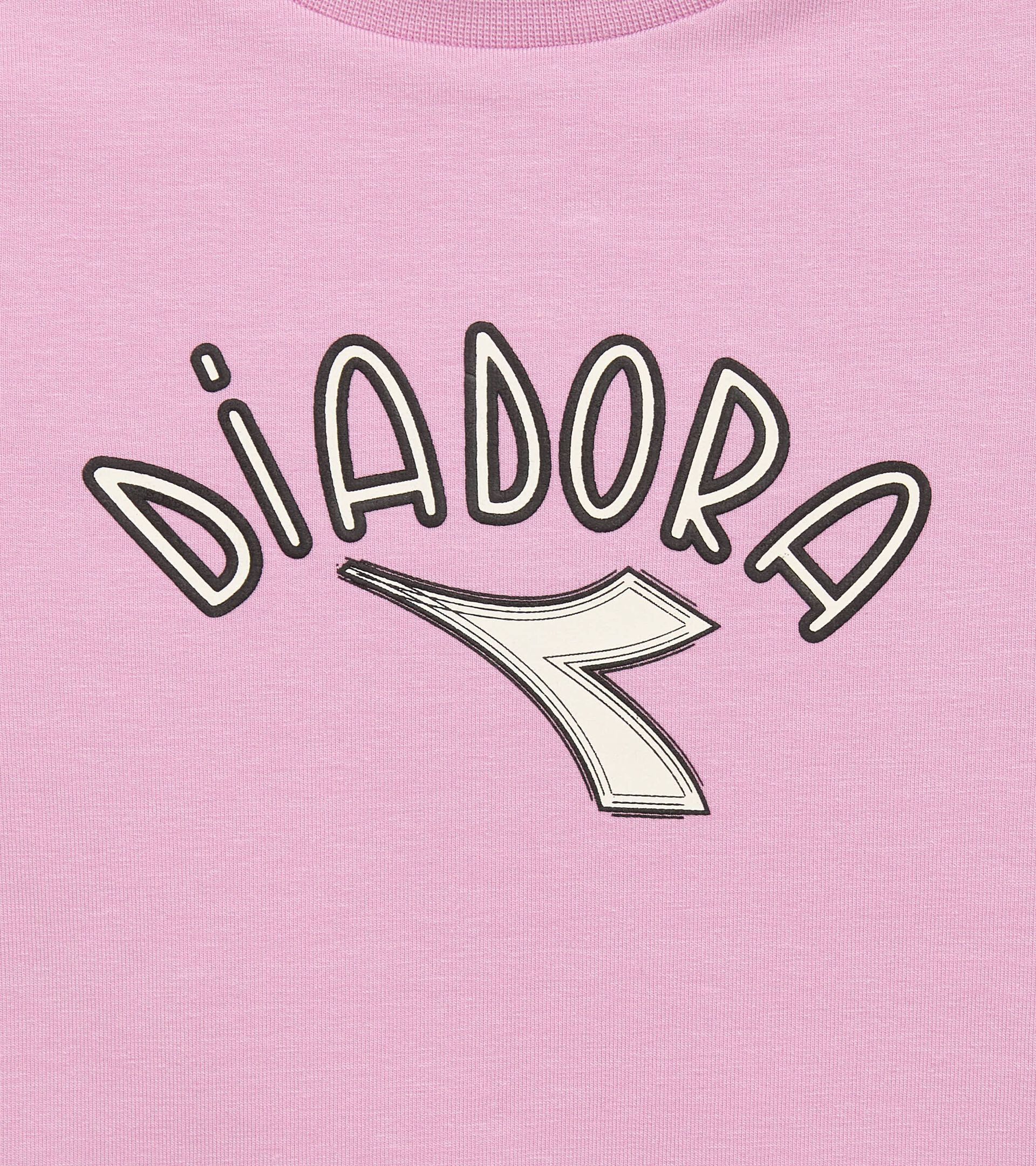 Long sleeved shirt - Girl 
 JG. T-SHIRT LS LOGO VIOLET MIST - Diadora