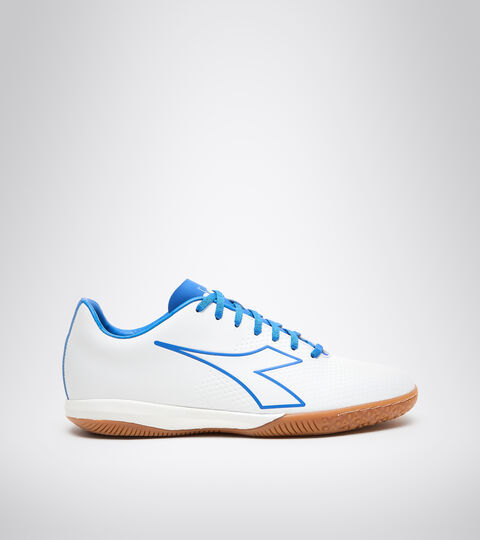 Indoor and parquet court futsal boots PICHICHI 4 IDR WHITE/ROYAL BLUE - Diadora