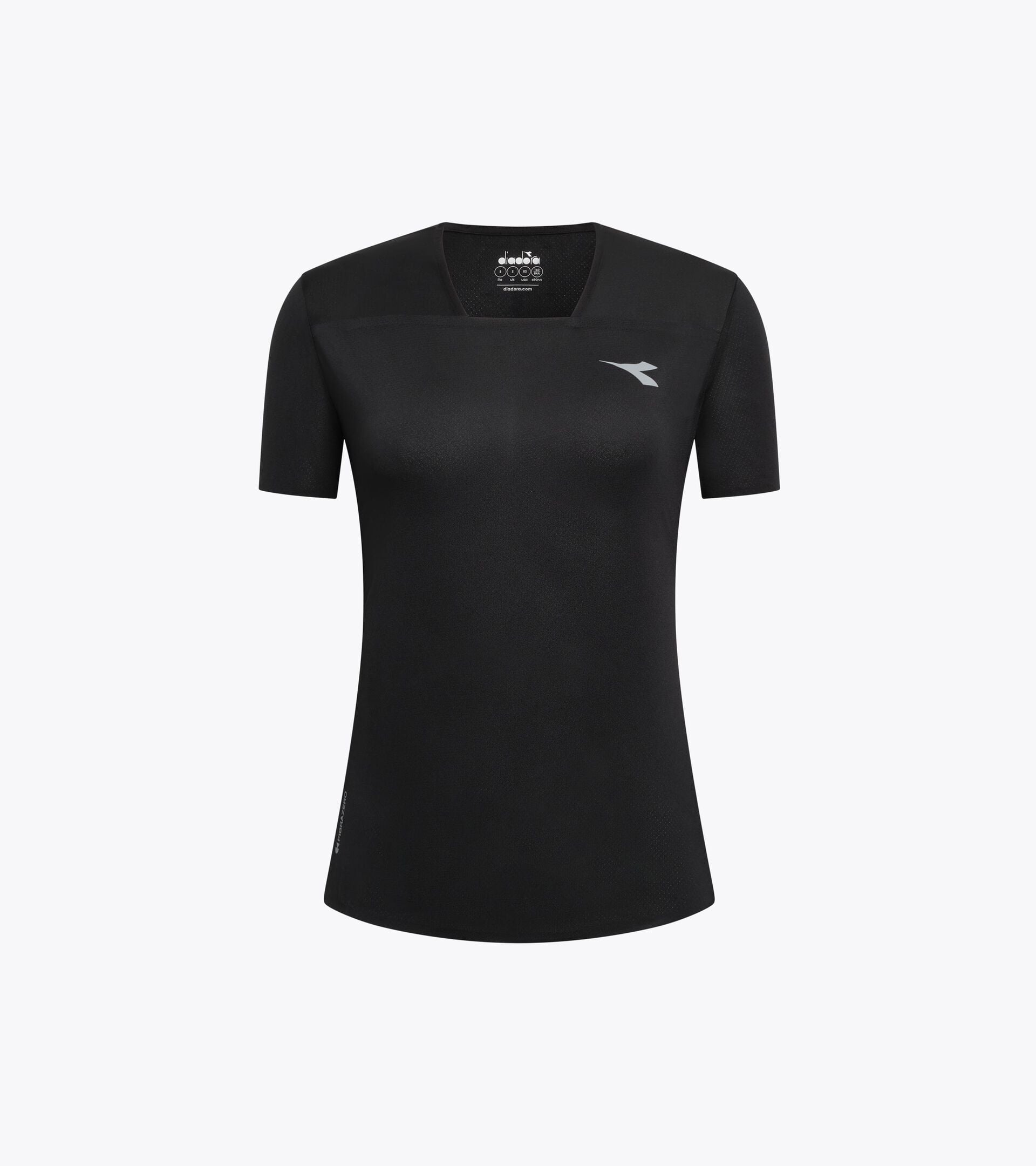 Super Light FIBRAZERO t-shirt  - Running - Women&rsquo;s
 L. SS T-SHIRT SUPER LIGHT FIBRAZERO BLACK - Diadora