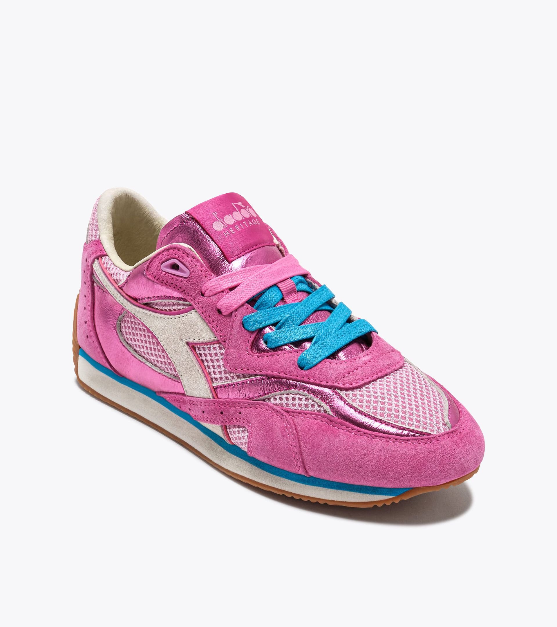 Heritage Leather Sneaker - Low Profile - All-gender EQUIPE REVENGE SW WN BRIGHT PHLOX PINK - Diadora