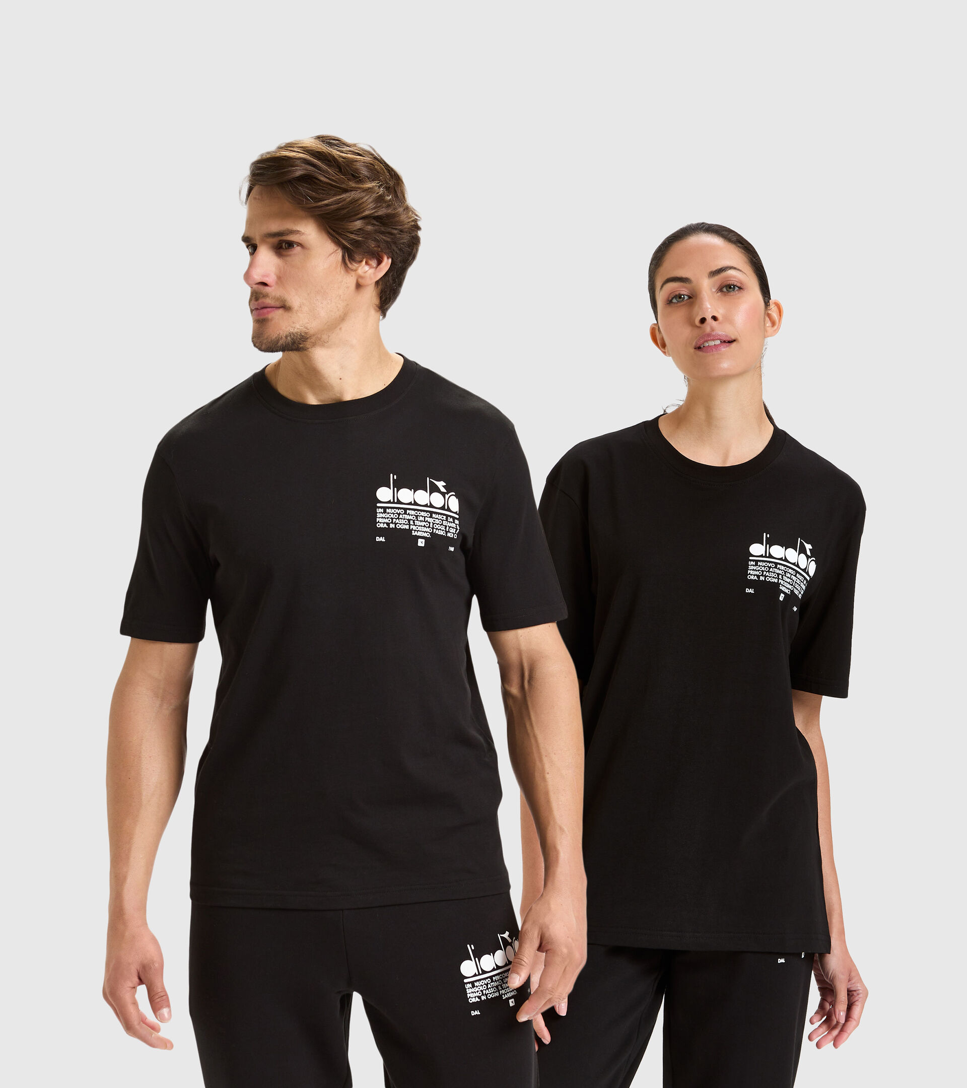 T-shirt en Coton - Unisexe T-SHIRT SS MANIFESTO NOIR - Diadora