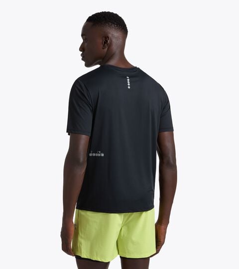 High-Performance Technical T-shirt - Training - Men&rsquo;s SS TECH T-SHIRT BLACK - Diadora