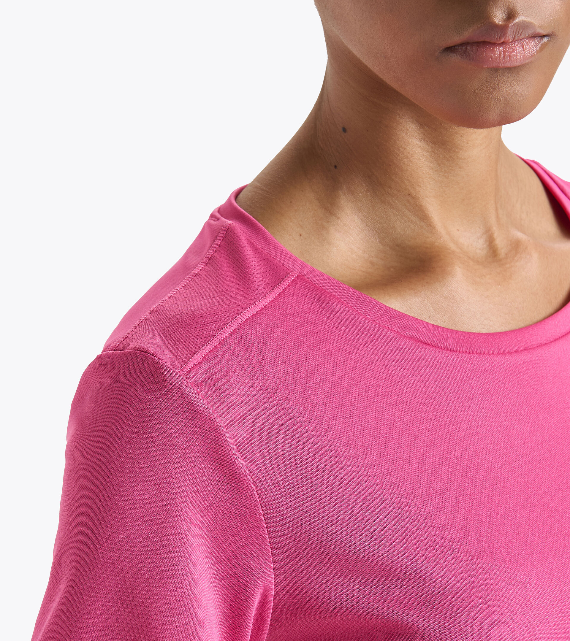 T-shirt de running - Femme L. SS T-SHIRT RUN ROSE ACHILLEE - Diadora