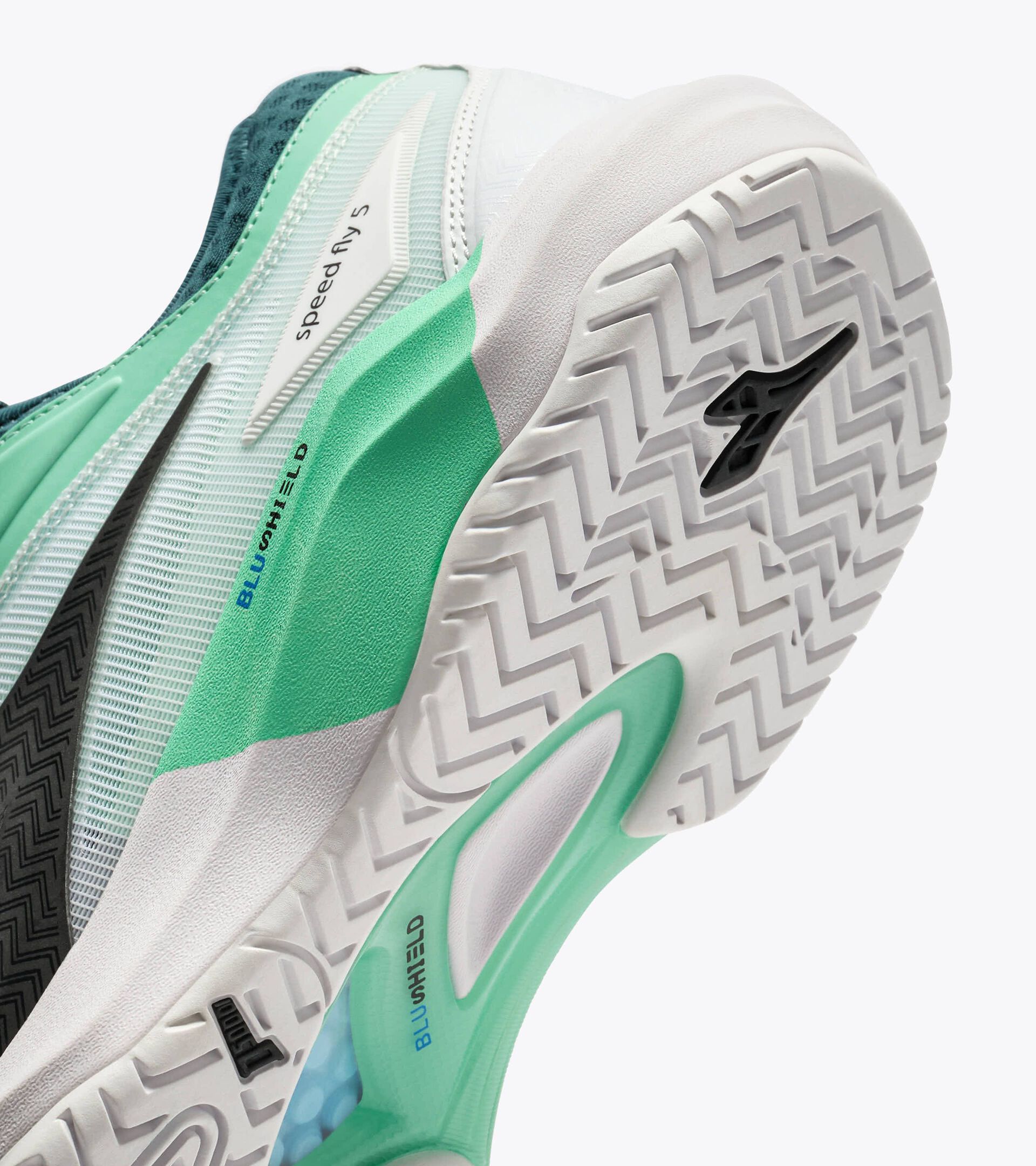 Zapatilla de tenis para superficies duras o de tierra batida - Precisi&oacute;n - Hombre SPEED BLUSHIELD FLY 5  AG VERDE PINO/NERO/BIANCO - Diadora