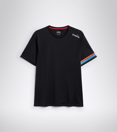 SS CORE TEE, NOIR T-shirt de running à manches courtes - Homme SS CORE TEE NOIR - Diadora