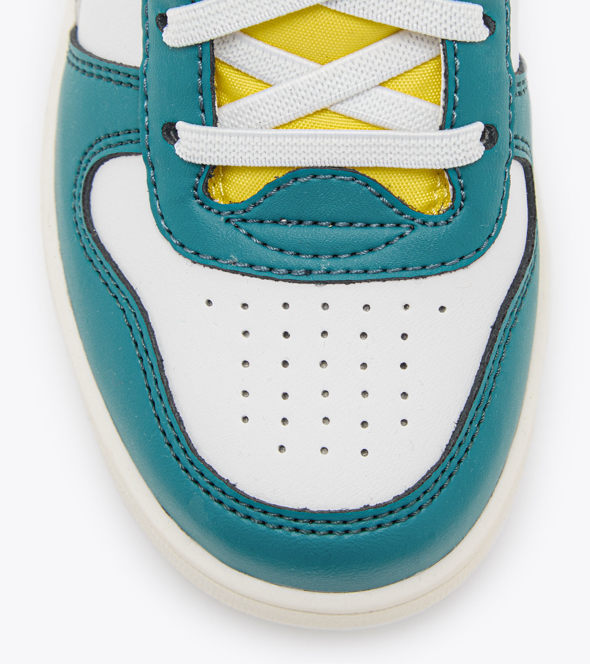 Scarpa sportiva - Bambini/e 4-8 anni MAGIC BASKET MID PS VERDE SMERALDO/GIALLO FRUTTO D - Diadora