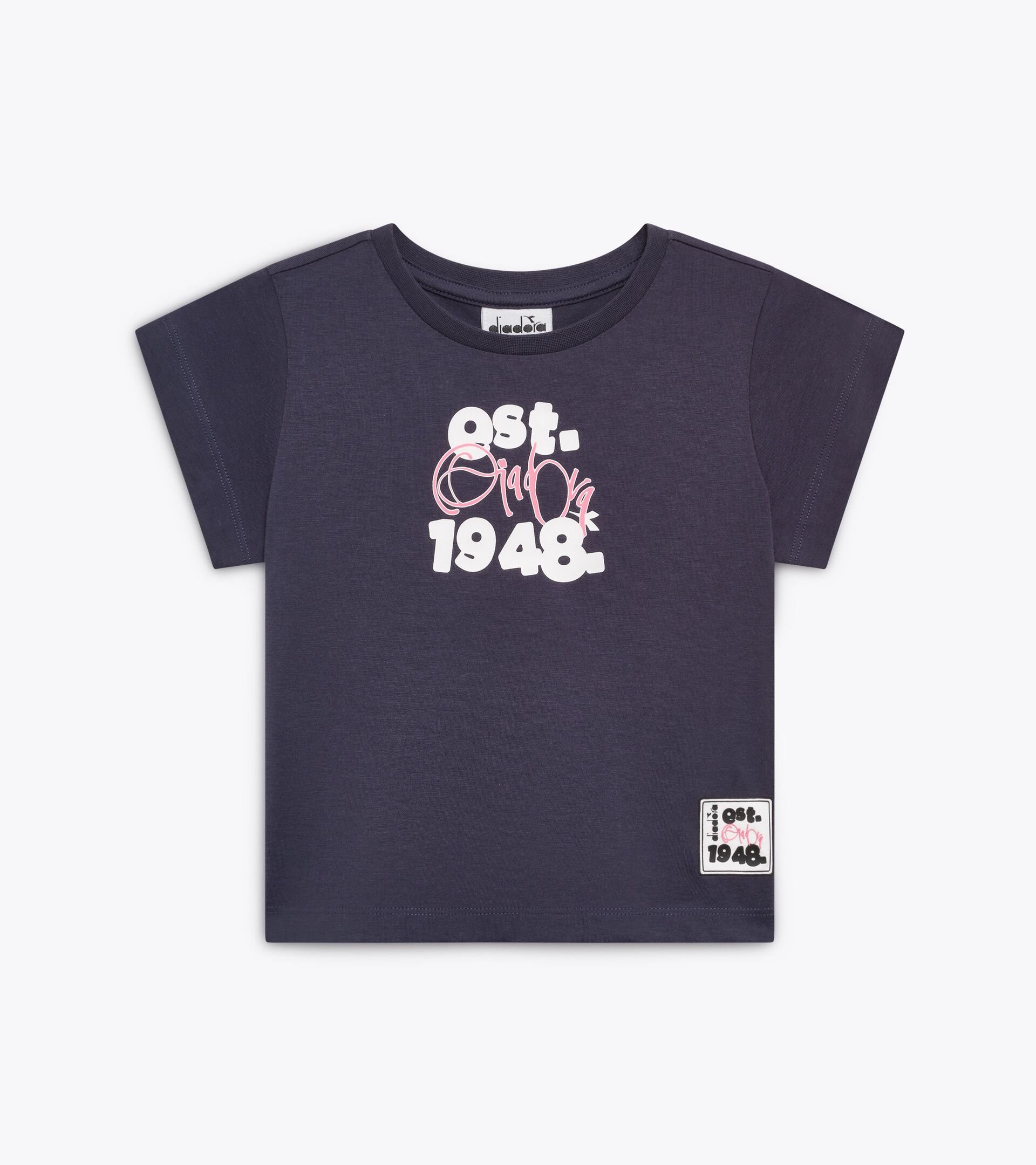 T-shirt - Girls
 JG. T-SHIRT SS ESS. SPORTS BLUE DENIM - Diadora