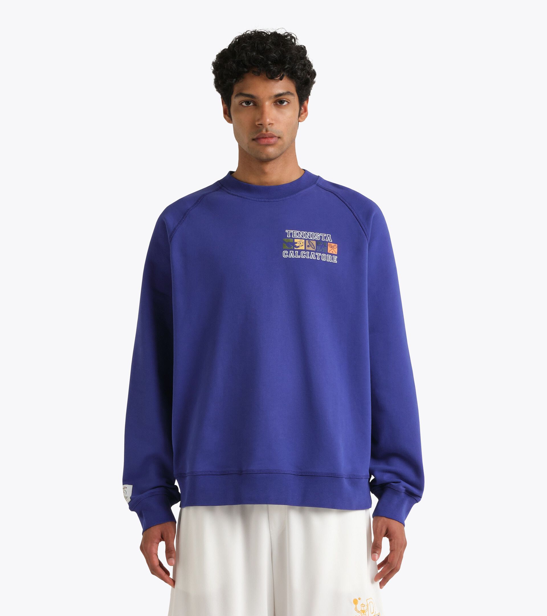 Sudadera de cuello redondo Legacy - Made in Italy - Para todos los g&eacute;neros
 SWEATSHIRT CREW LEGACY MAZARINO - Diadora