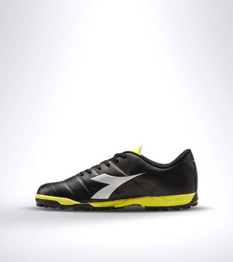 PICHICHI 3 TF, BLACK/YELLOW FL DD/SILVER Footwear Sport UOMO PICHICHI 3 TF BLACK/YELLOW FL DD/SILVER Diadora
