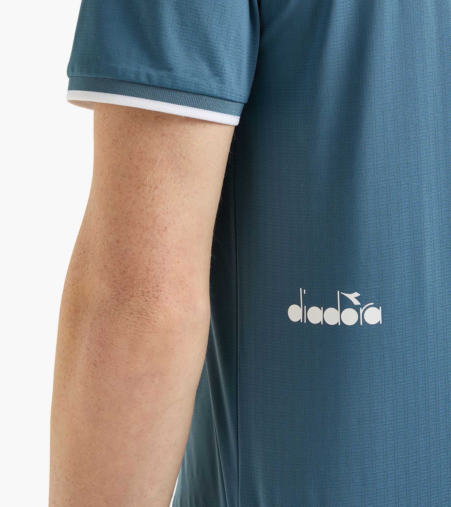 Tennis polo shorts - Men’s SS POLO ICON OCEANVIEW - Diadora