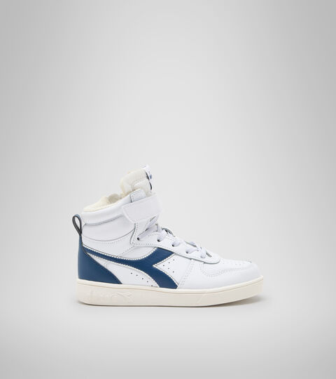 Sports shoes - Kids 4-8 years MAGIC BASKET MID PS WHITE/POSEIDON - Diadora