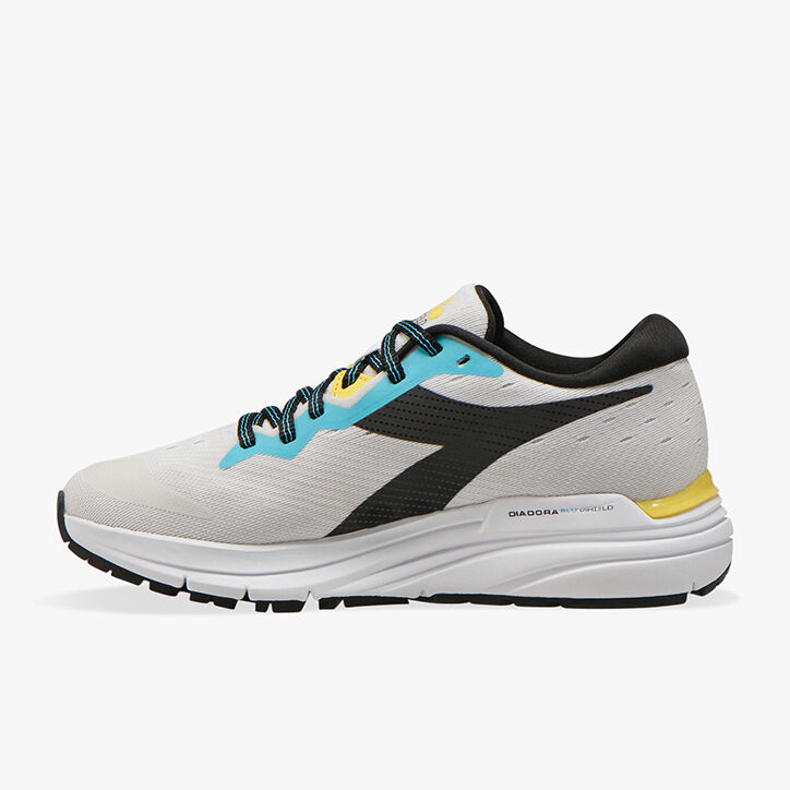 SCARPE DIADORA MYTHOS BLUSHIELD FLY 101.172869 01 C5696 BLU FLUO BIANCO CORSA RU