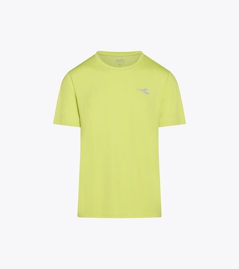 Sports t-shirt - Men RUN SS T-SHIRT WILD LIME GREEN - Diadora