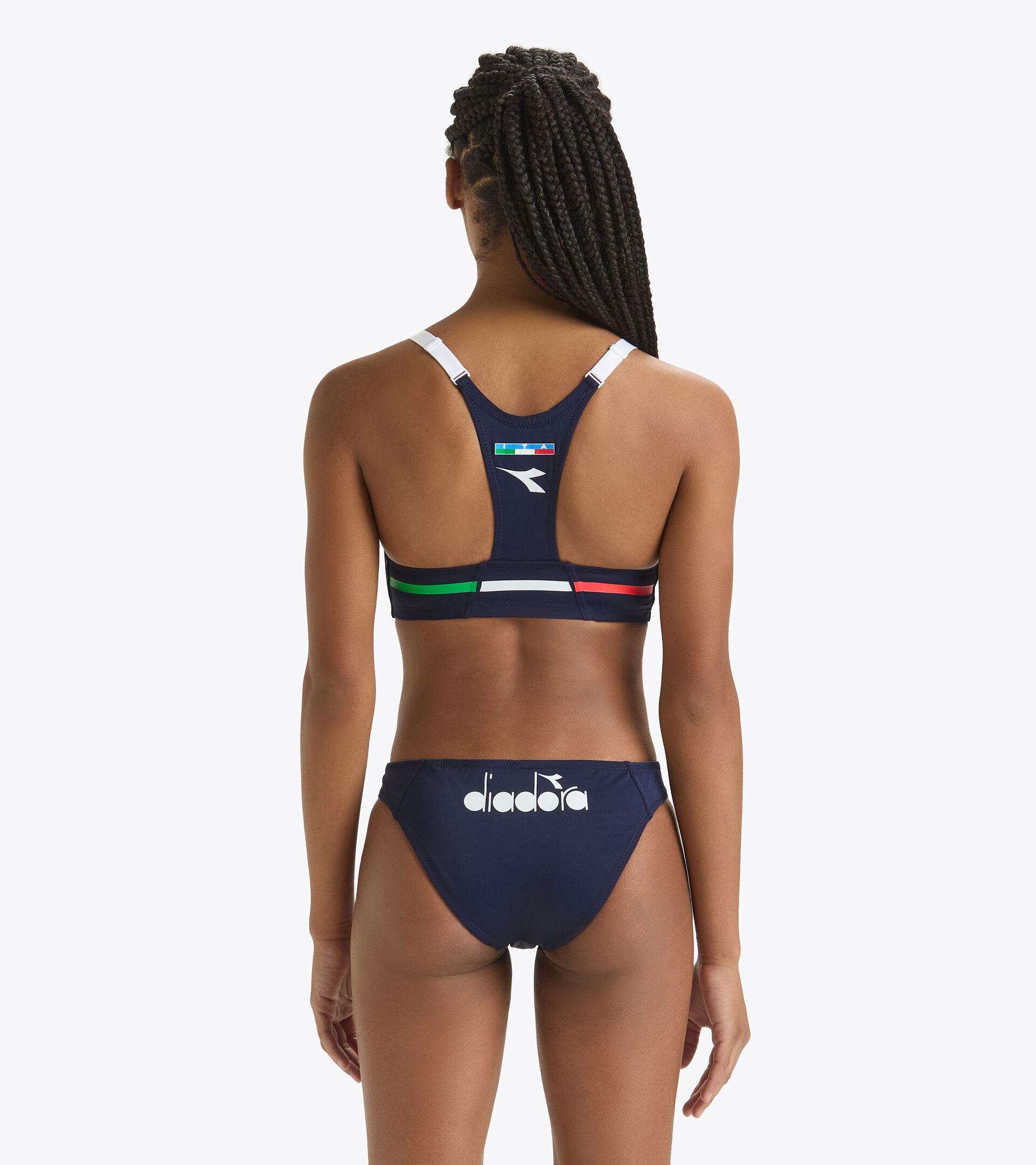 Bikini bra - Italy National Volleyball Team TOP GARA DONNA BV ITALIA CLASSIC NAVY - Diadora
