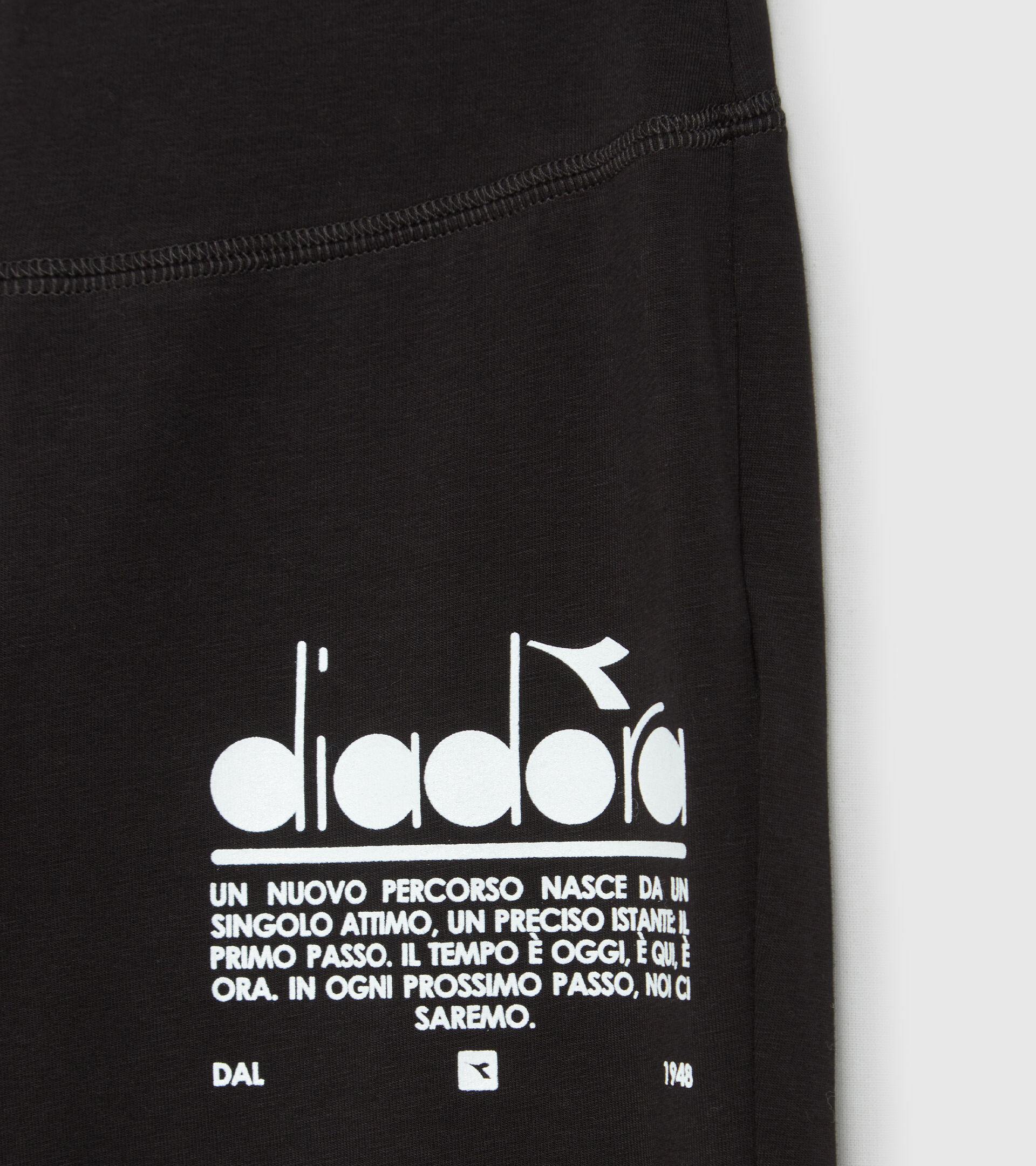 Stretch cotton leggings - Women’s L. LEGGINGS MANIFESTO BLACK - Diadora
