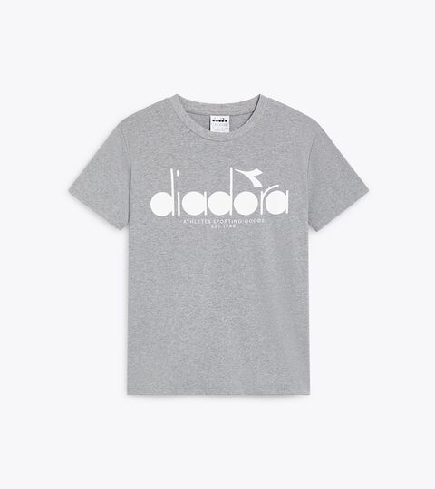 T-shirt - All-Gender T-SHIRT SS LOGO HIGH RISE MELANGE - Diadora