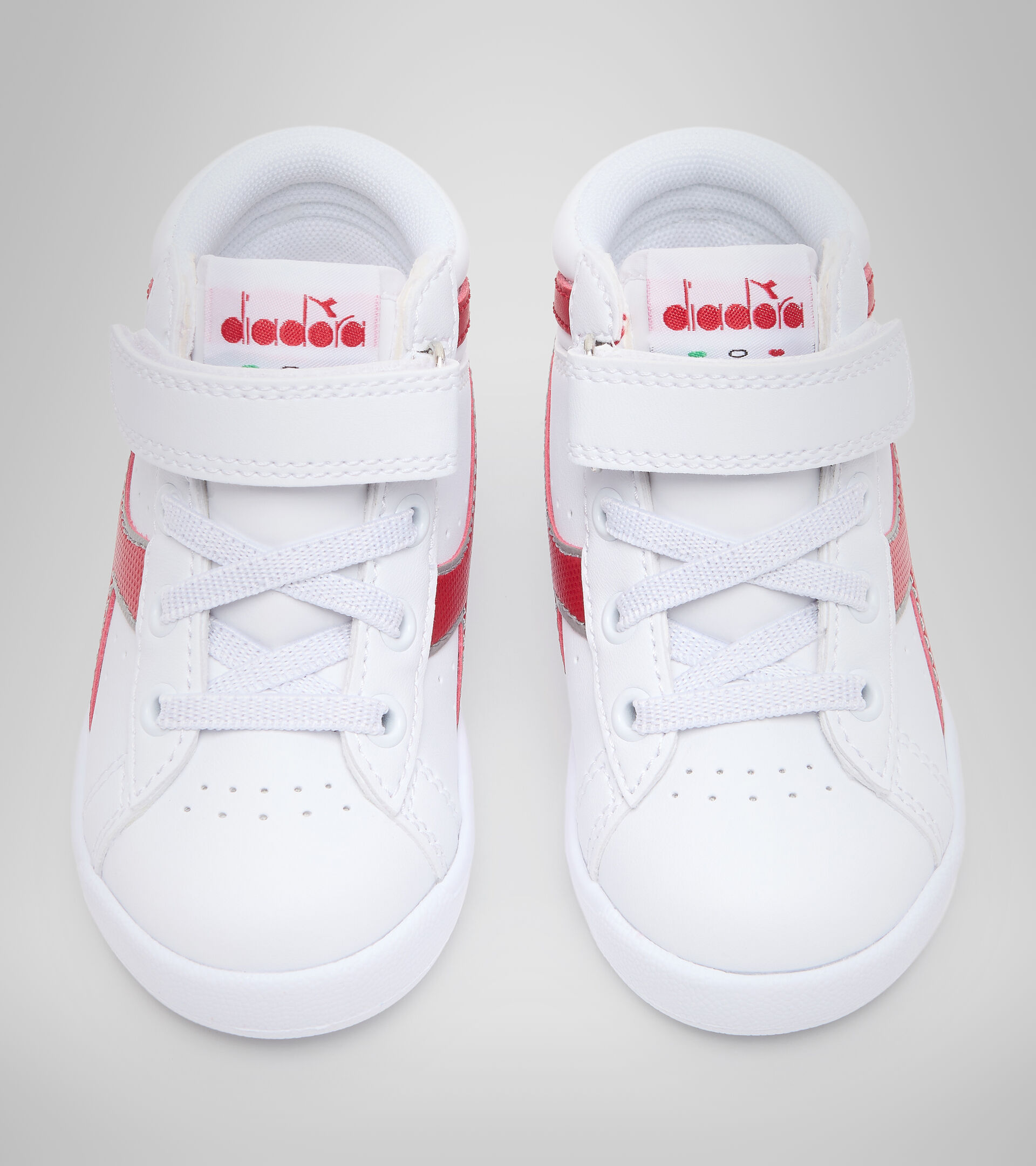Sports shoes - Toddlers 1-4 years GAME P HIGH TD WHITE/TANGO RED - Diadora