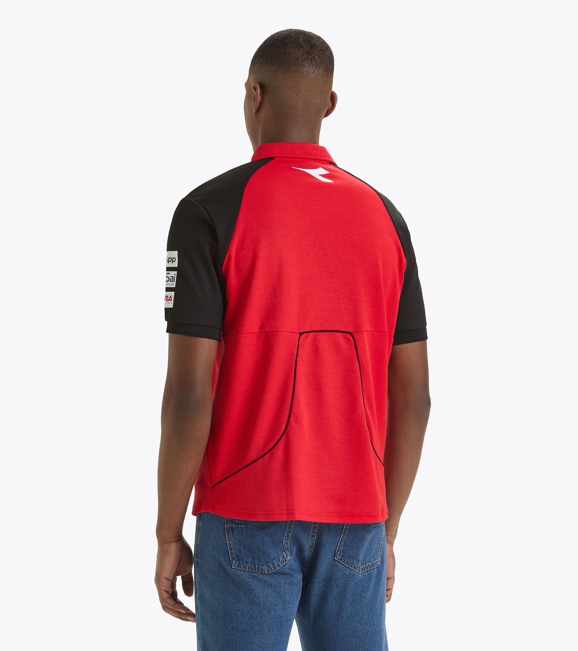 Polo Shirt Replik Ducati MotoGP 2024 - Herren POLO DUCATI REPLICA MGP24 DUCATI MGP ROT/SCHWARZ - Diadora