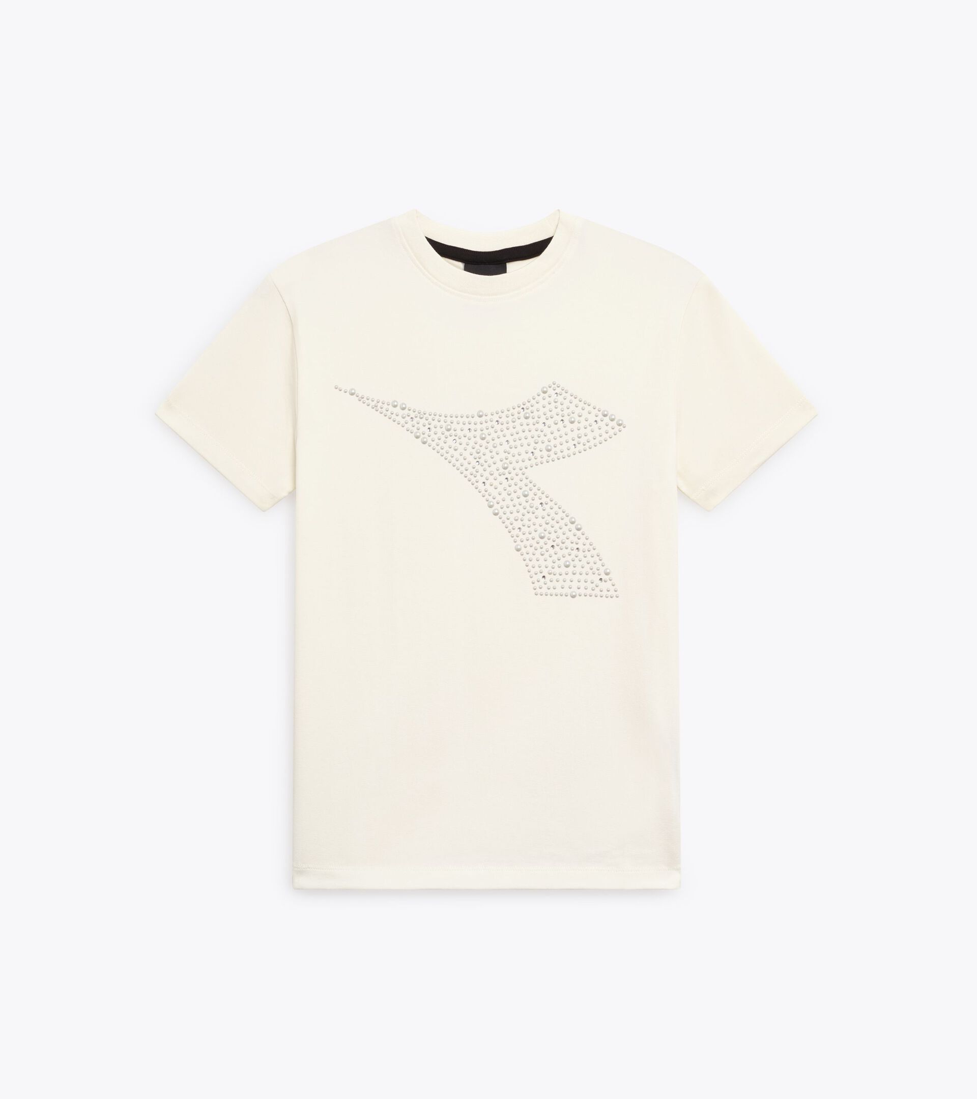 T-shirt - Girls JG. T-SHIRT SS RHINESTONE CREAM - Diadora
