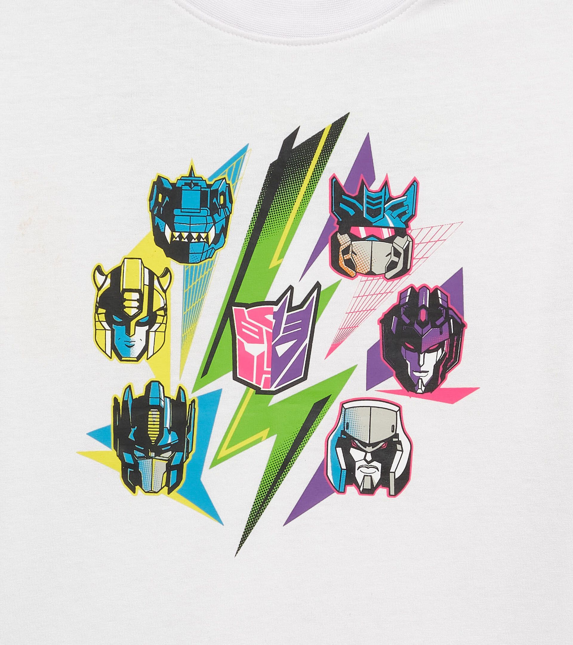 Camiseta Transformers - Ni&ntilde;os y ni&ntilde;as JU. T-SHIRT SS TRANSFORMERS BLANCO VIVO/NEGRO - Diadora
