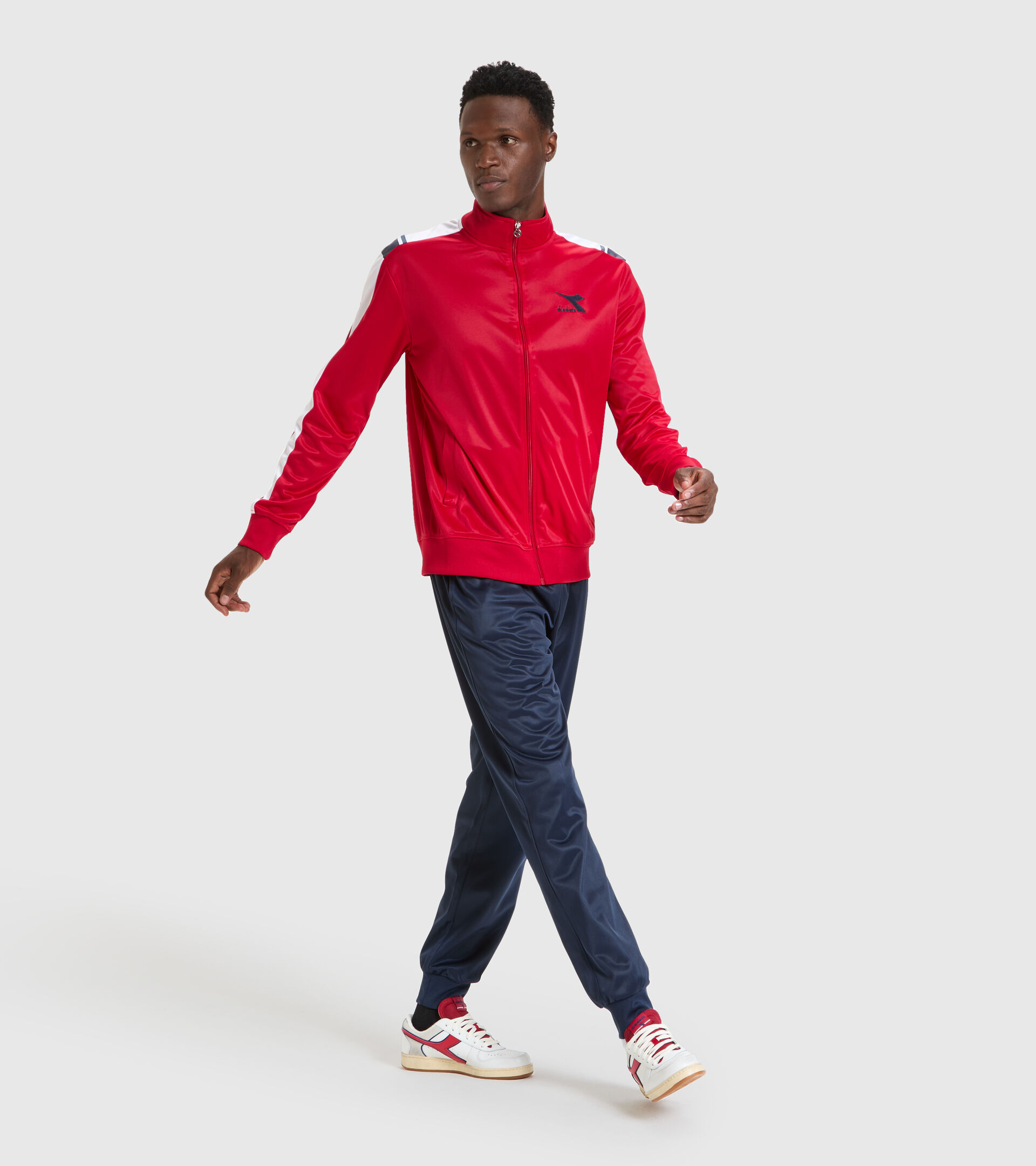Tracksuit - Men TRACKSUIT FZ CHROMIA TANGO RED - Diadora
