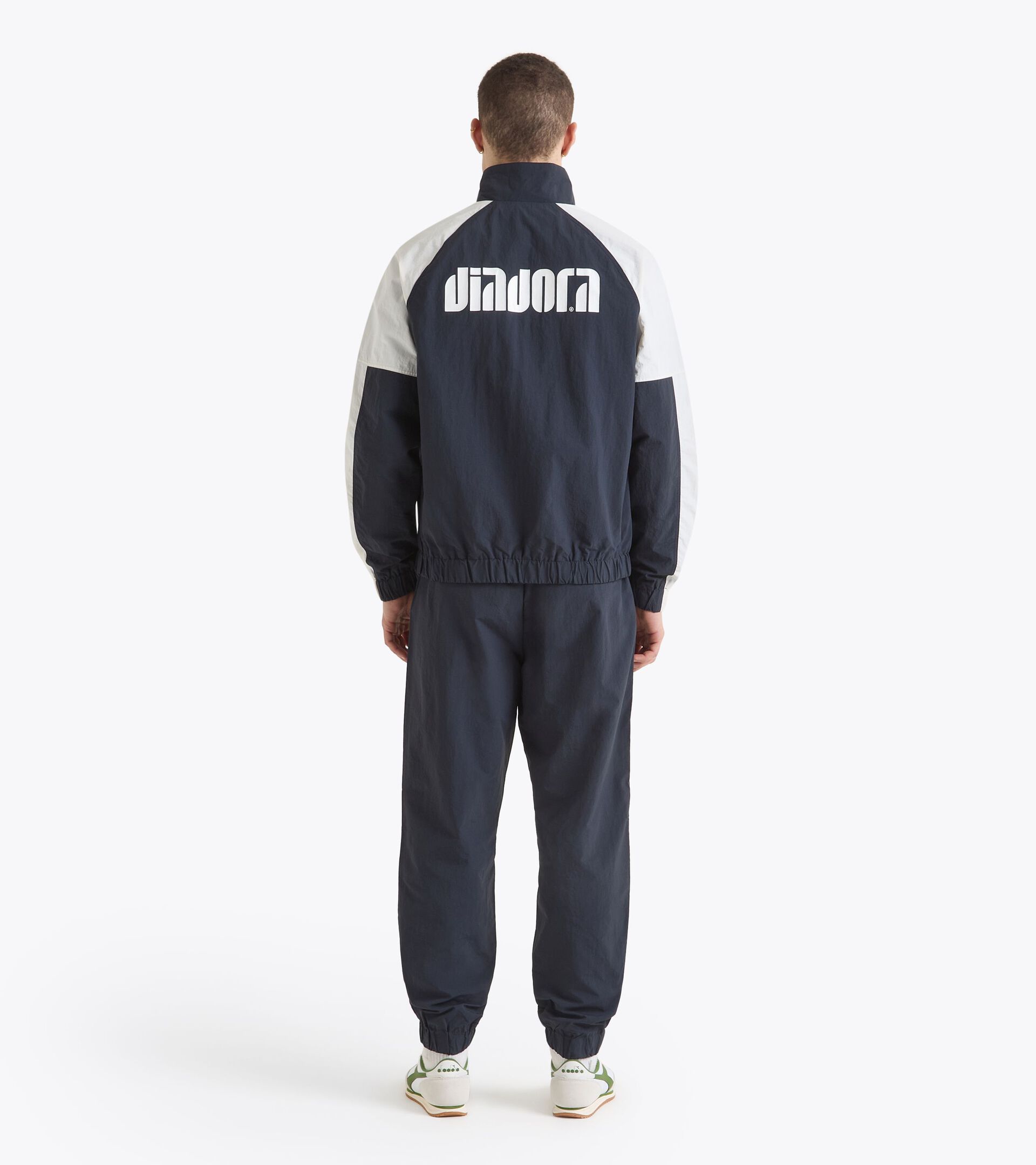 Polyamide tracksuit - All-gender TRACKSUIT ATHL. LOGO I BLUE DENIM - Diadora