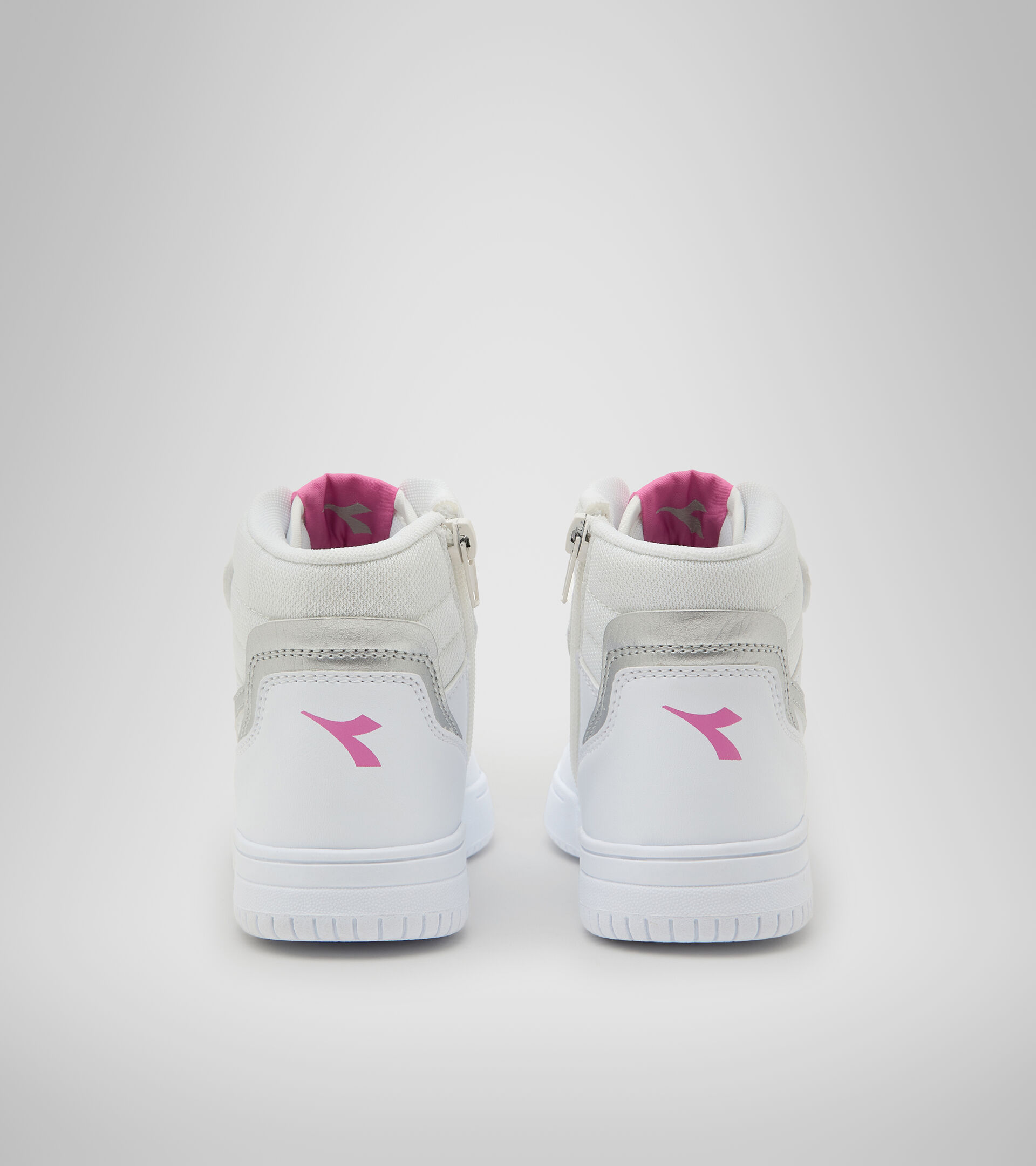 Sports shoes - Kids 4-8 years RAPTOR MID PS WHITE/SILVER - Diadora