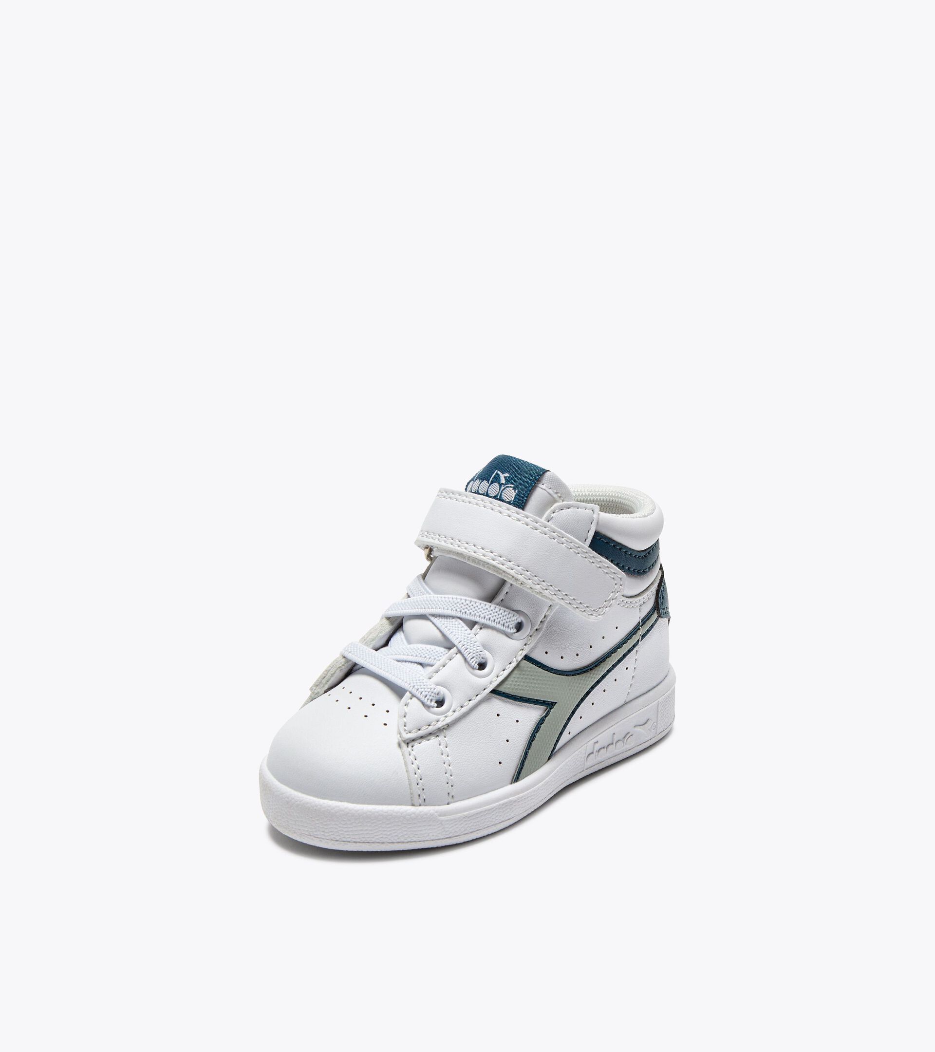 Sports shoes - Toddlers 1-4 years GAME P HIGH TD WHITE /BELGIAN BLOCK - Diadora