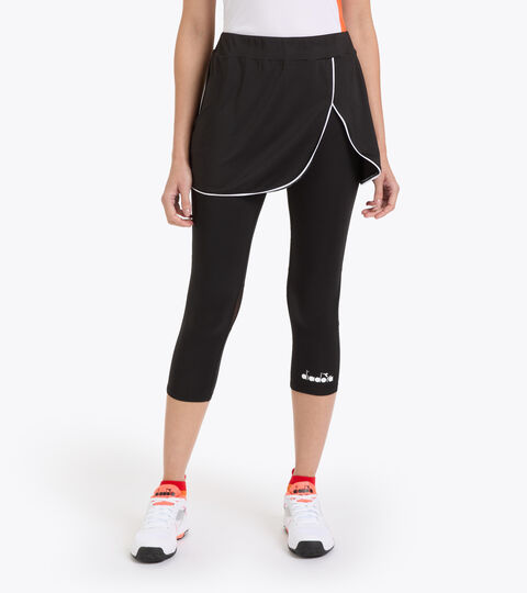 Polyester tennis skirt - Women L. POWER SKIRT BLACK - Diadora