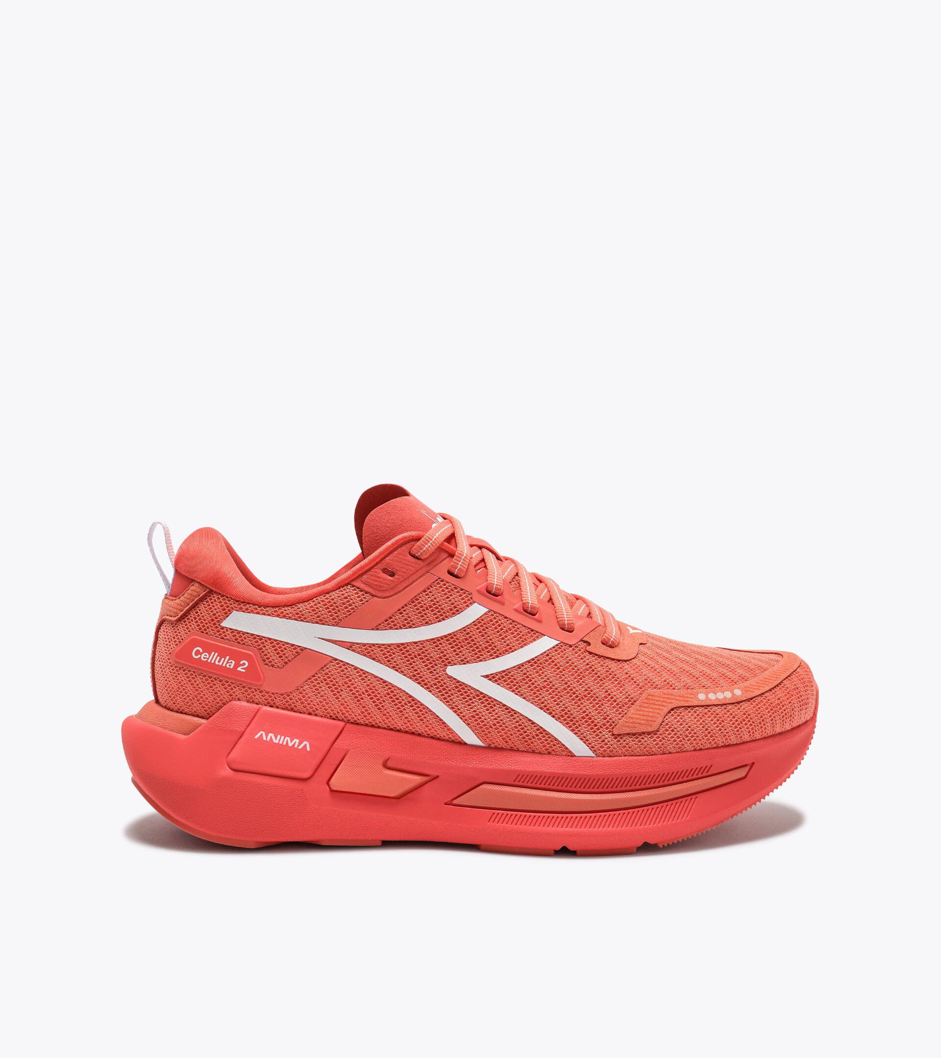 Zapatilla de running neutra - Confort y estabilidad - Mujer CELLULA  2 W CORAL/HOT CORAL - Diadora