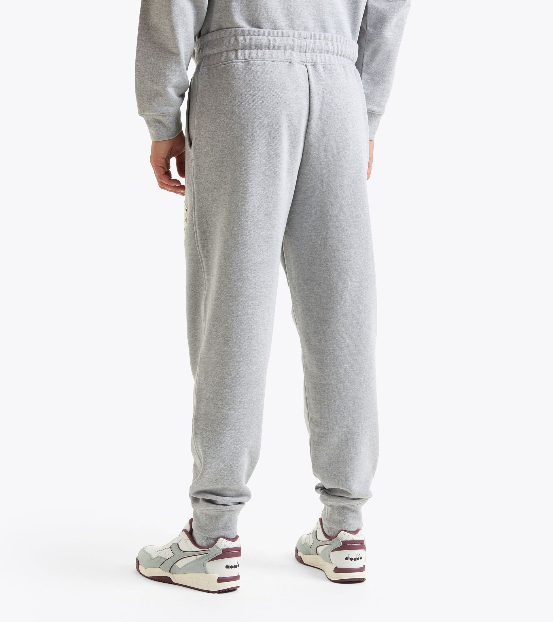 Jogger en coton recyclé - Made in Italy - Gender Neutral JOGGER PANT LEGACY GRATTE CIEL MELANGE - Diadora