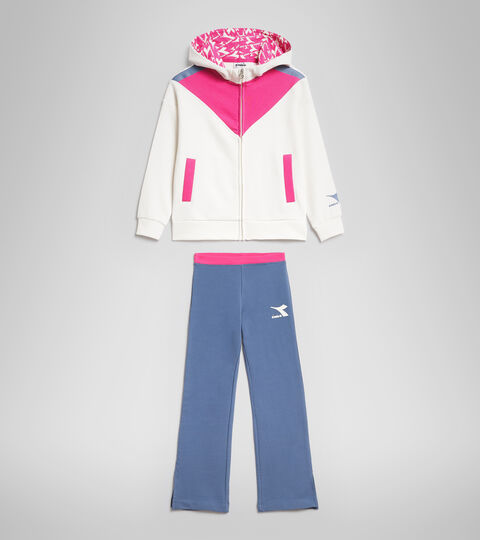 JG.HD FZ TRACKSUIT TWINKLE, WHISPER WHITE Tracksuit - Kids JG.HD FZ TRACKSUIT TWINKLE WHISPER WHITE - Diadora