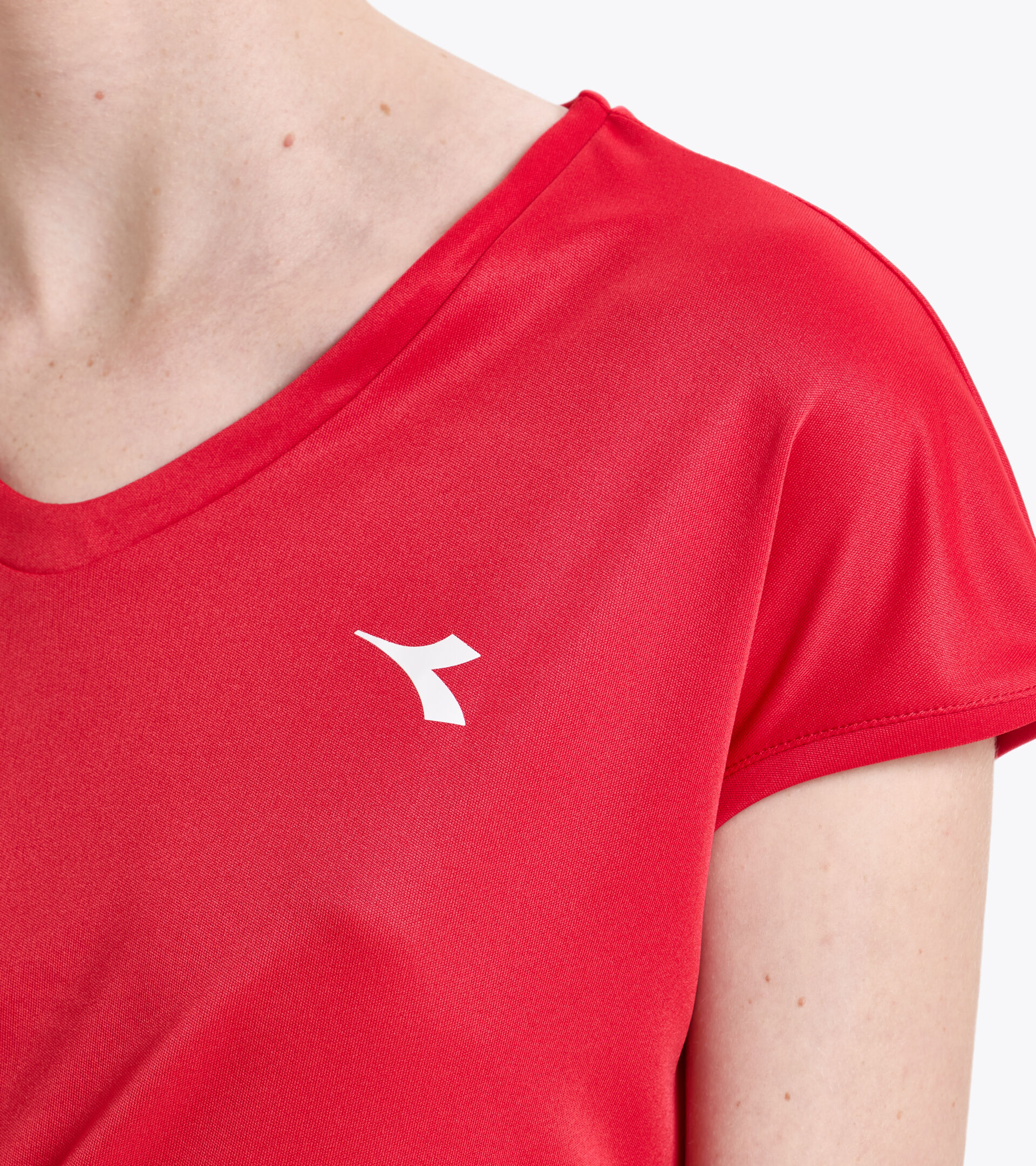 Tennis T-shirt - Women L. T-SHIRT TEAM TOMATO RED - Diadora