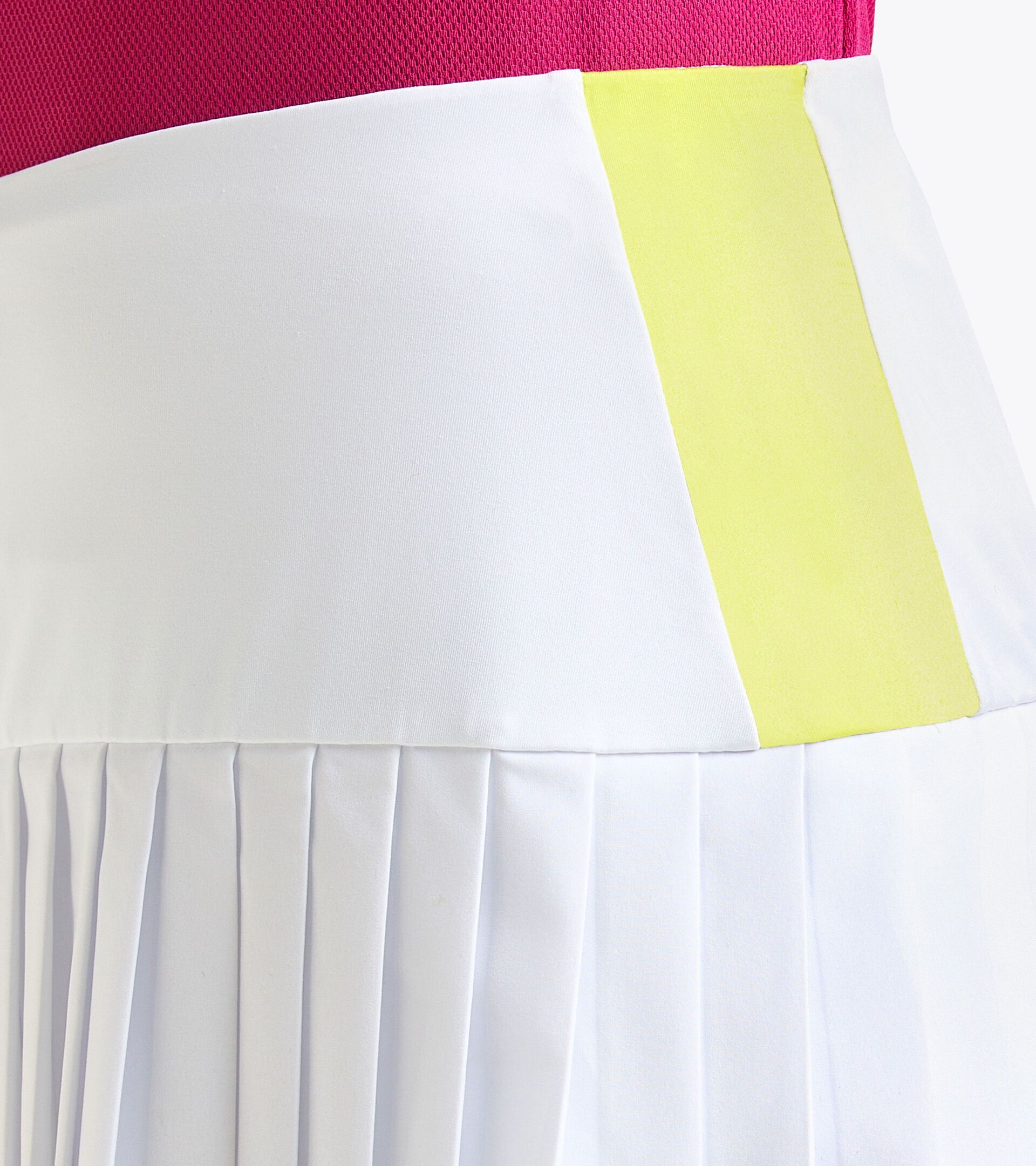 Tennis skirt - Women L. SKIRT ICON OPTICAL WHITE/VIVACIOUS - Diadora